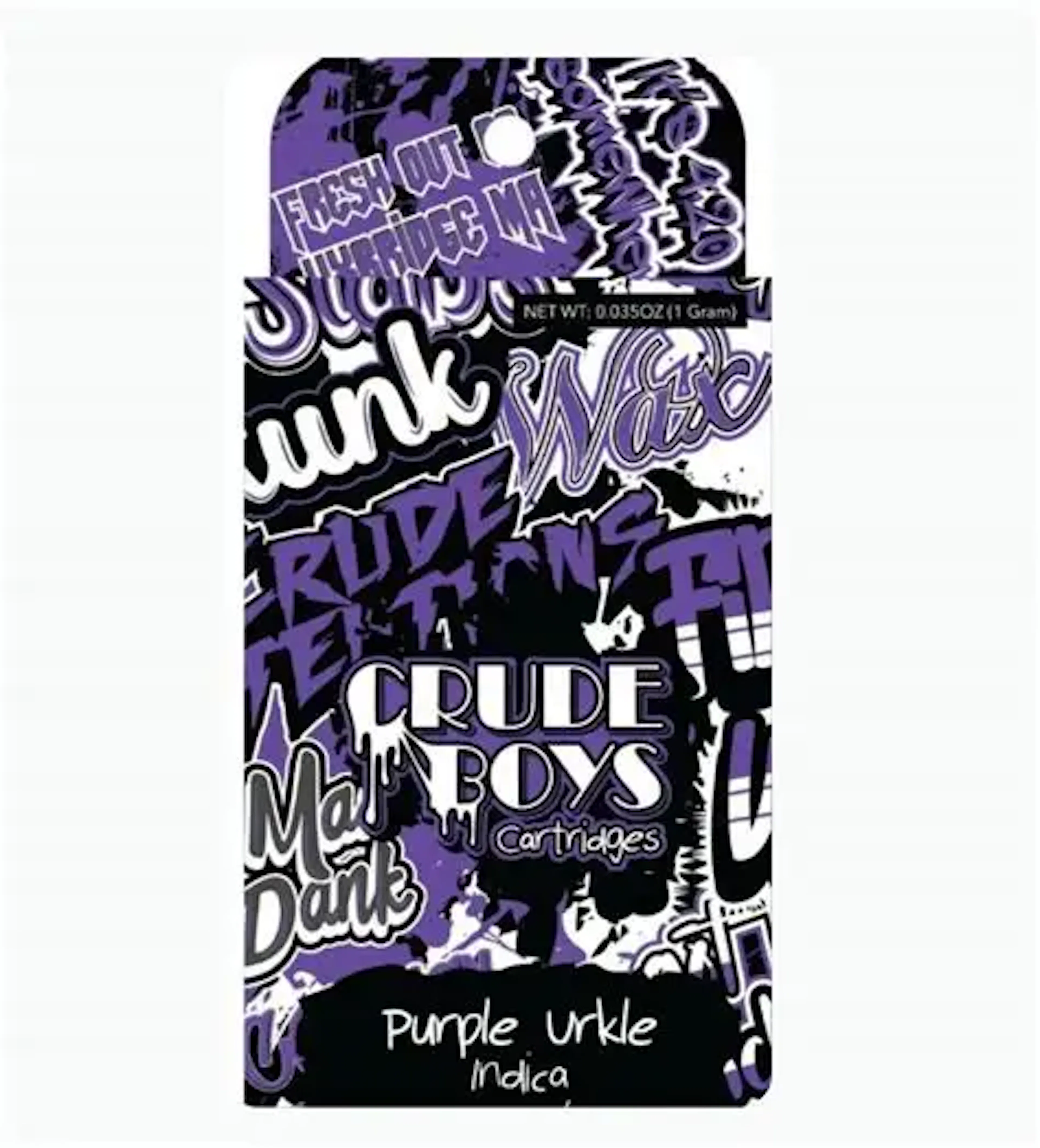 Purple Urkle (I) | Crude Boys | 1g 510 Cartridge