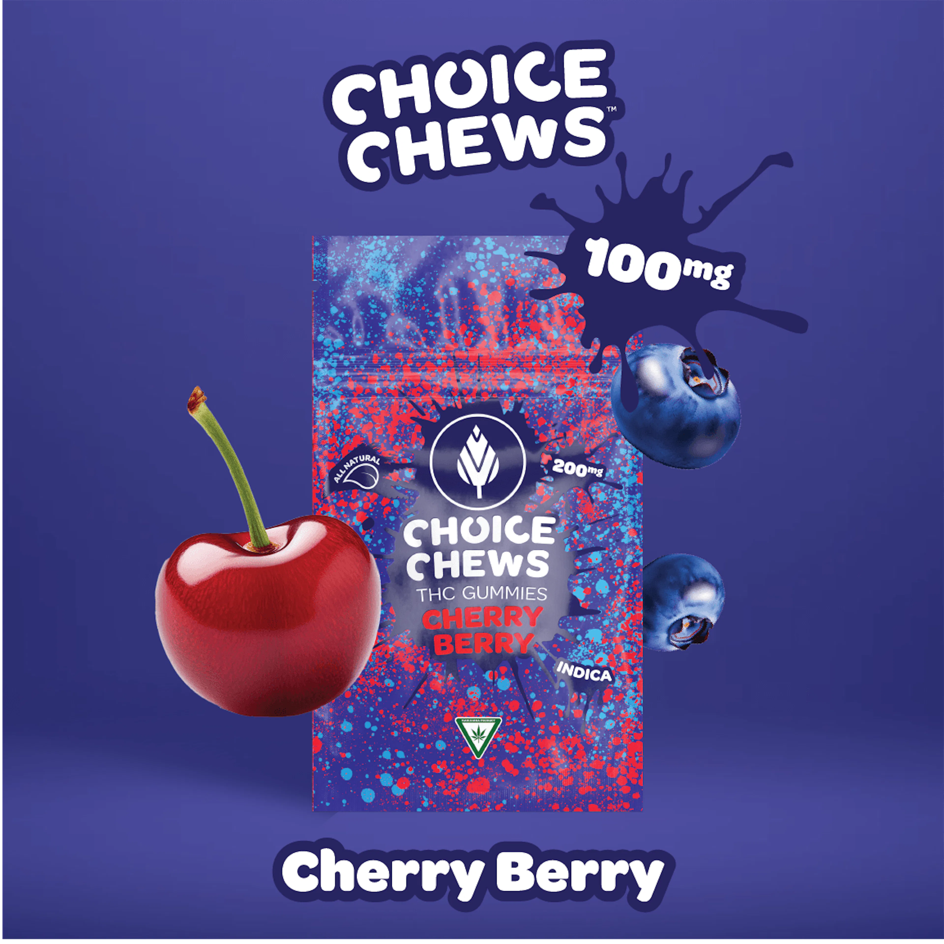 Cherry Berry (I) | Choice Chews | 100mg 20pk Gummies