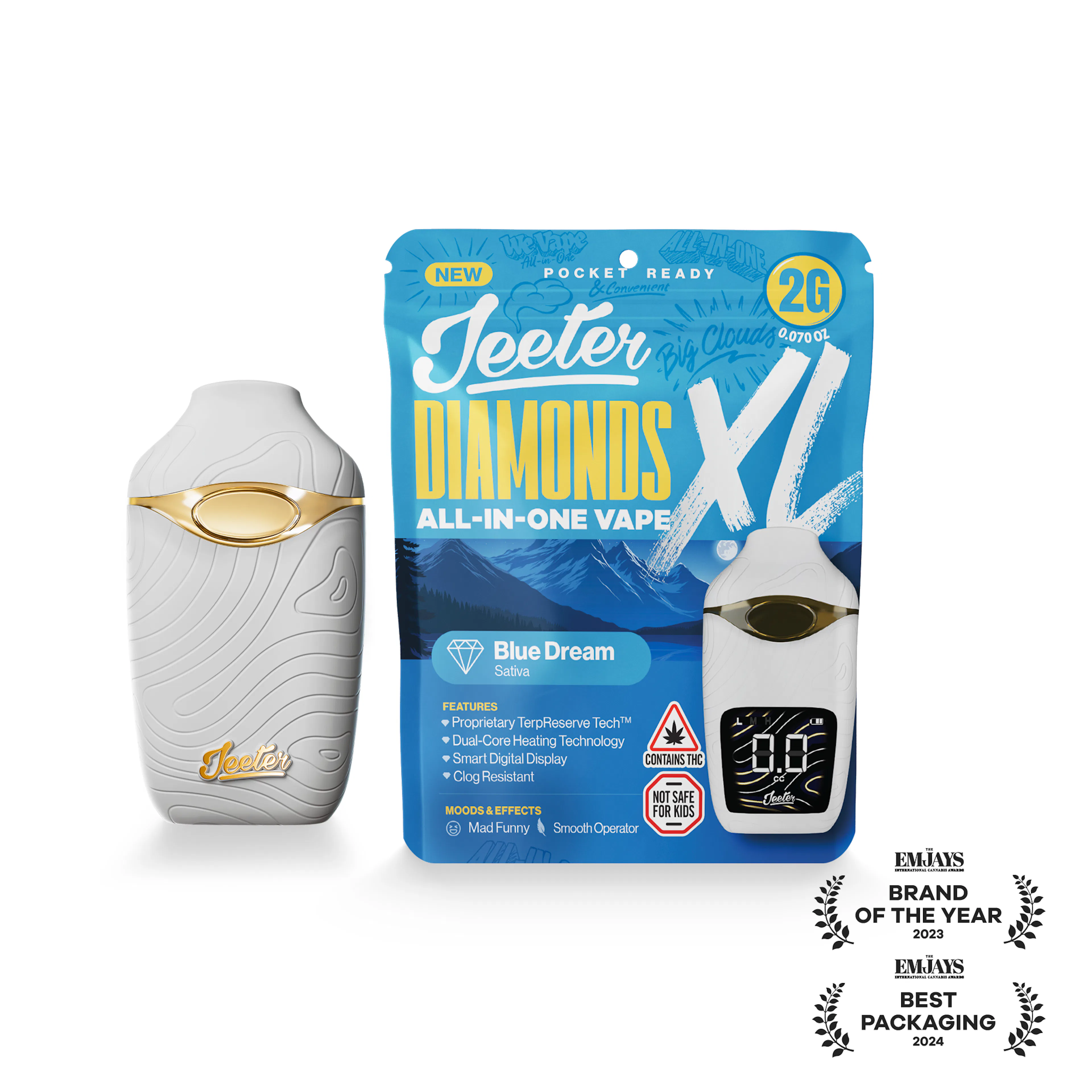 Blue Dream (S) | Jeeter | 2g Disposable Liquid Diamond Cartridge