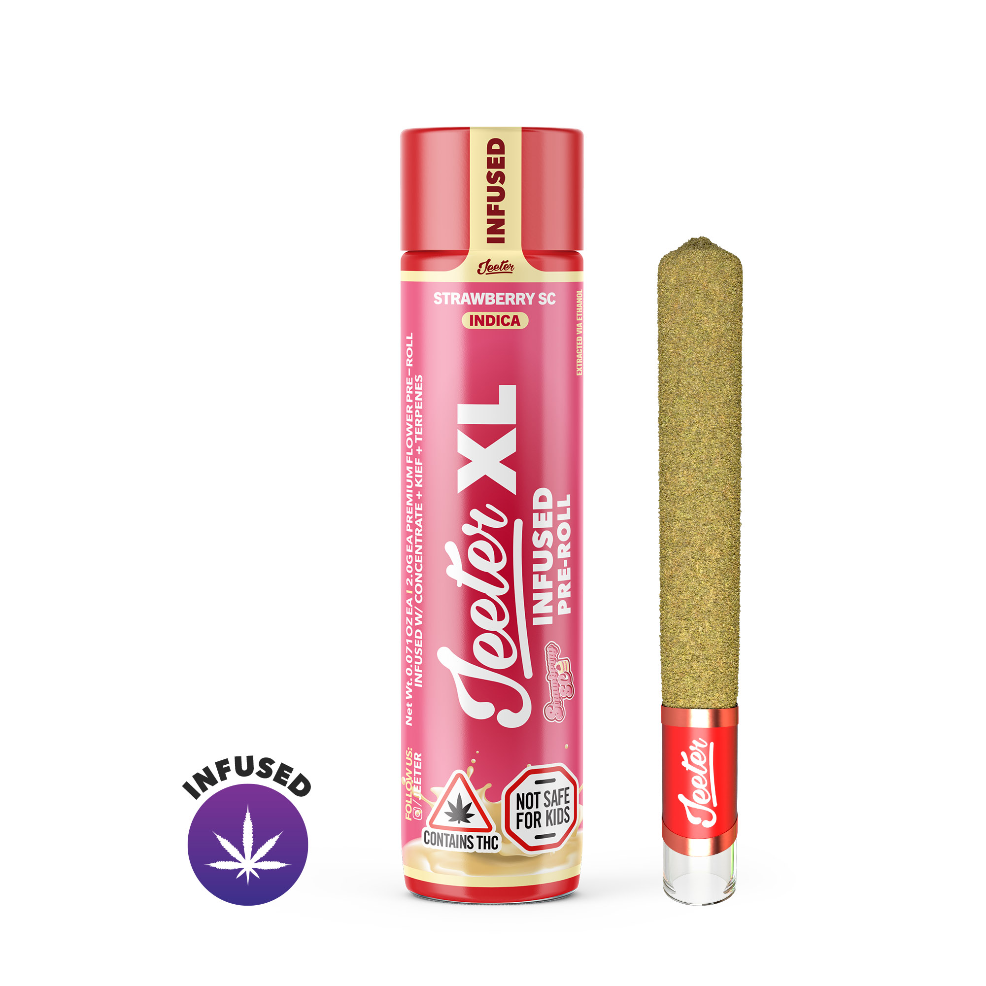 Strawberry SC (I) | Jeeter XL | 2g Infused Pre-Roll