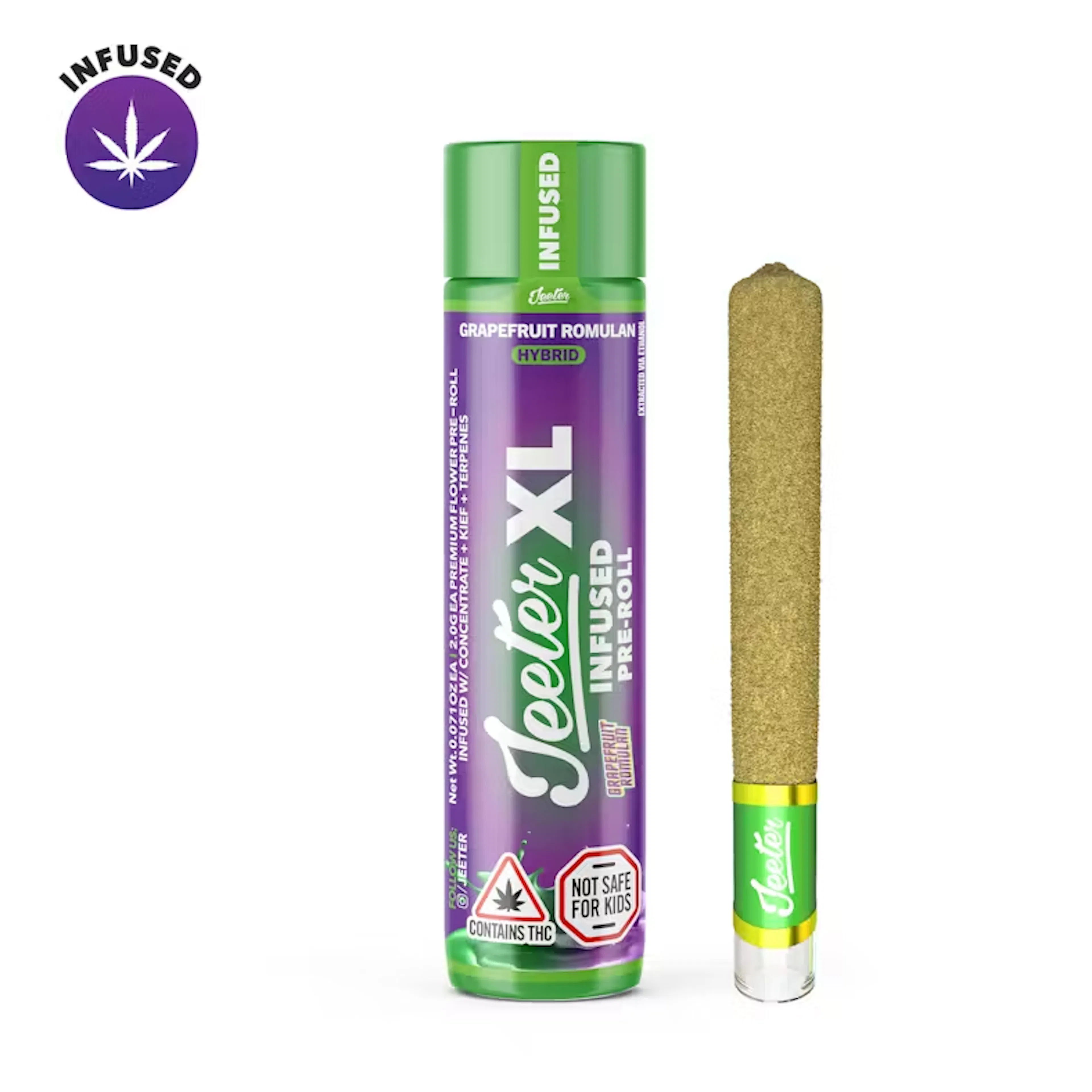 Grapefruit Romulan (H) | Jeeter XL | 2g Infused Pre-Roll