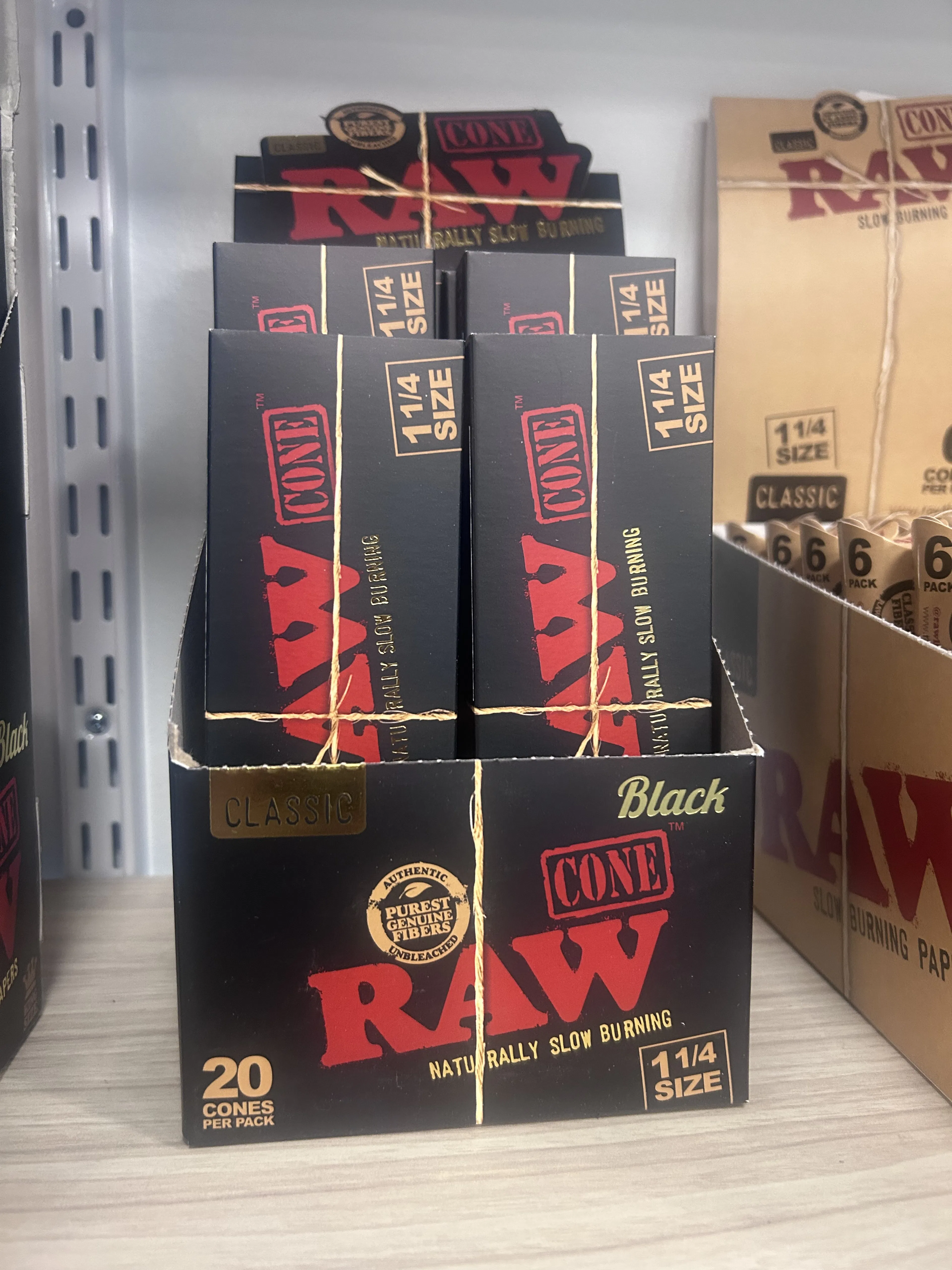 Raw Cones - Classic 1 1/4 Cones 20 pk
