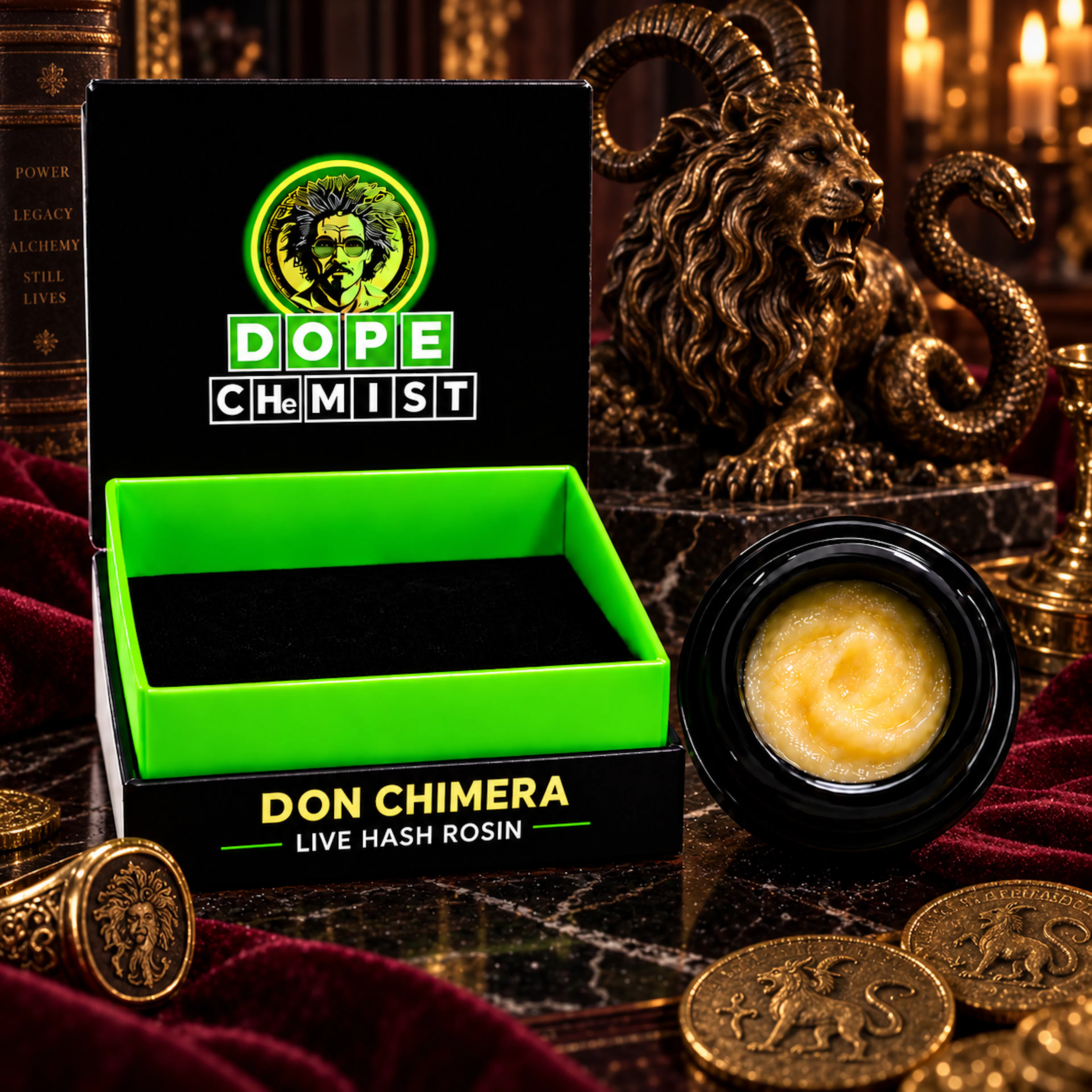 Don Chimera (H) | Dope Chemist | 1g Live Hash Rosin