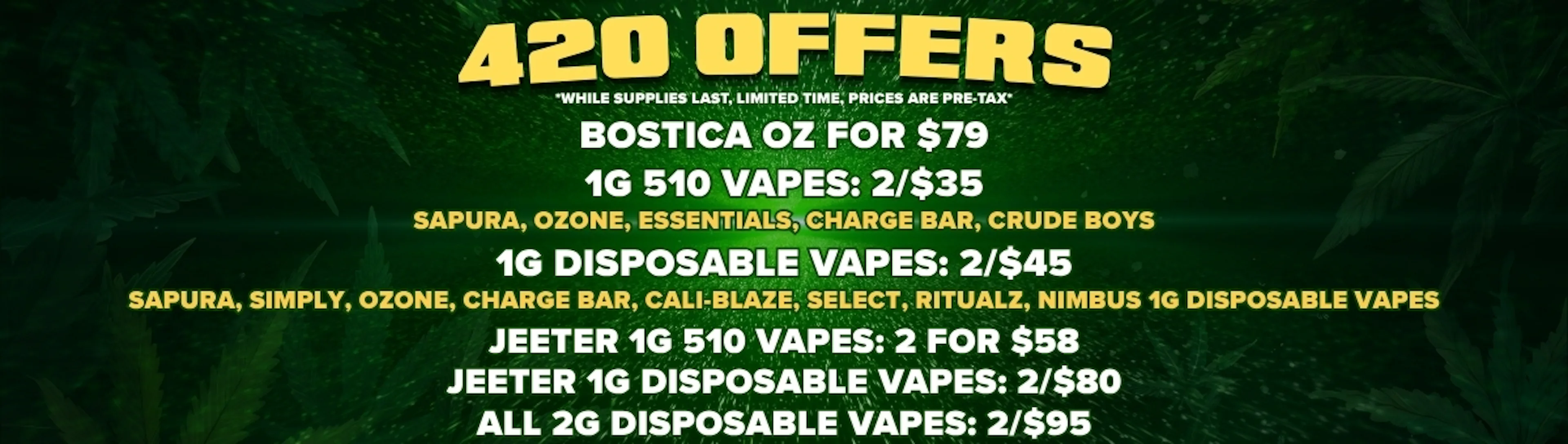 420 deals