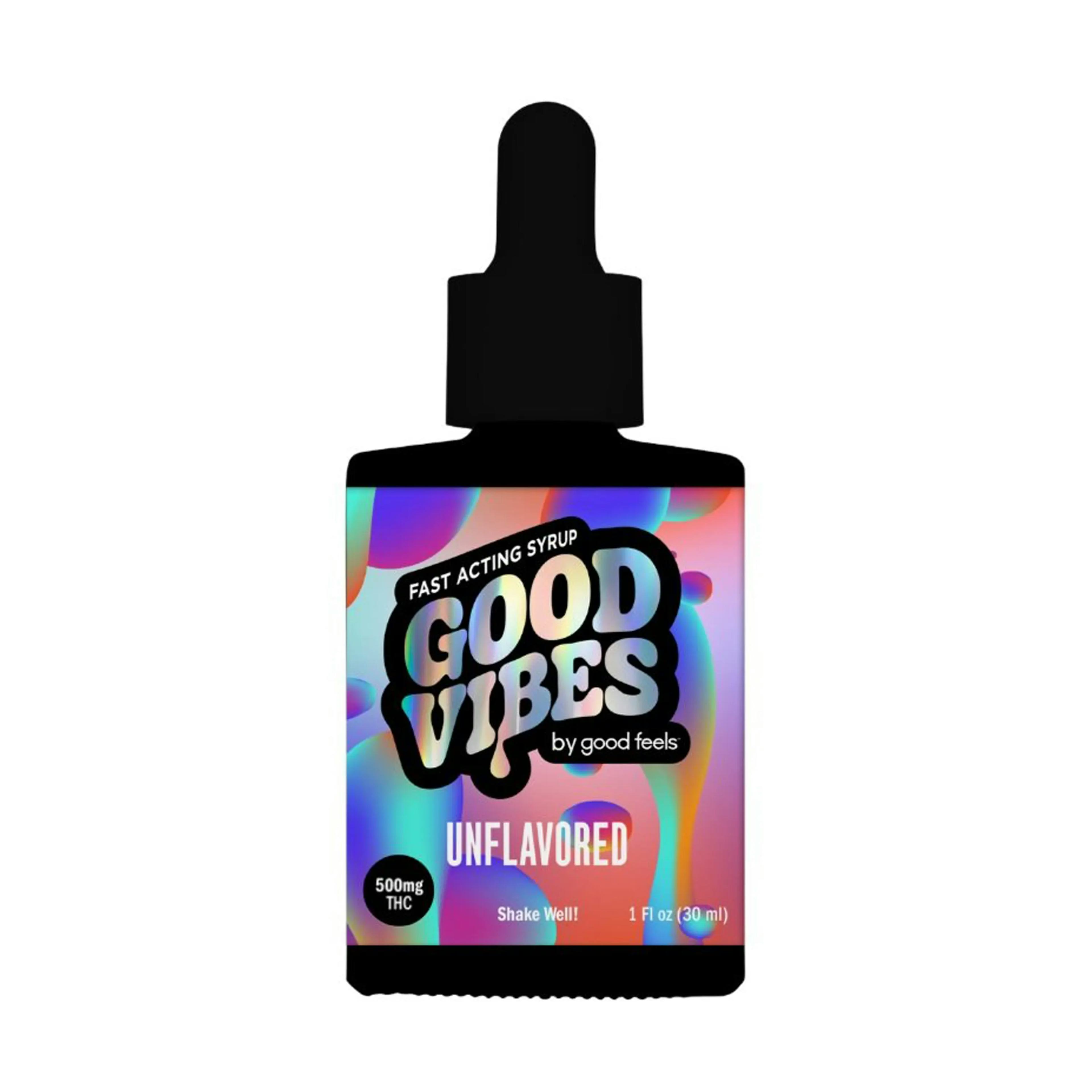 Unflavored Syrup | Good Vibes | 500MG THC