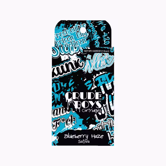 Blueberry Haze (S) | Crude Boys | 1g 510 Cartridge