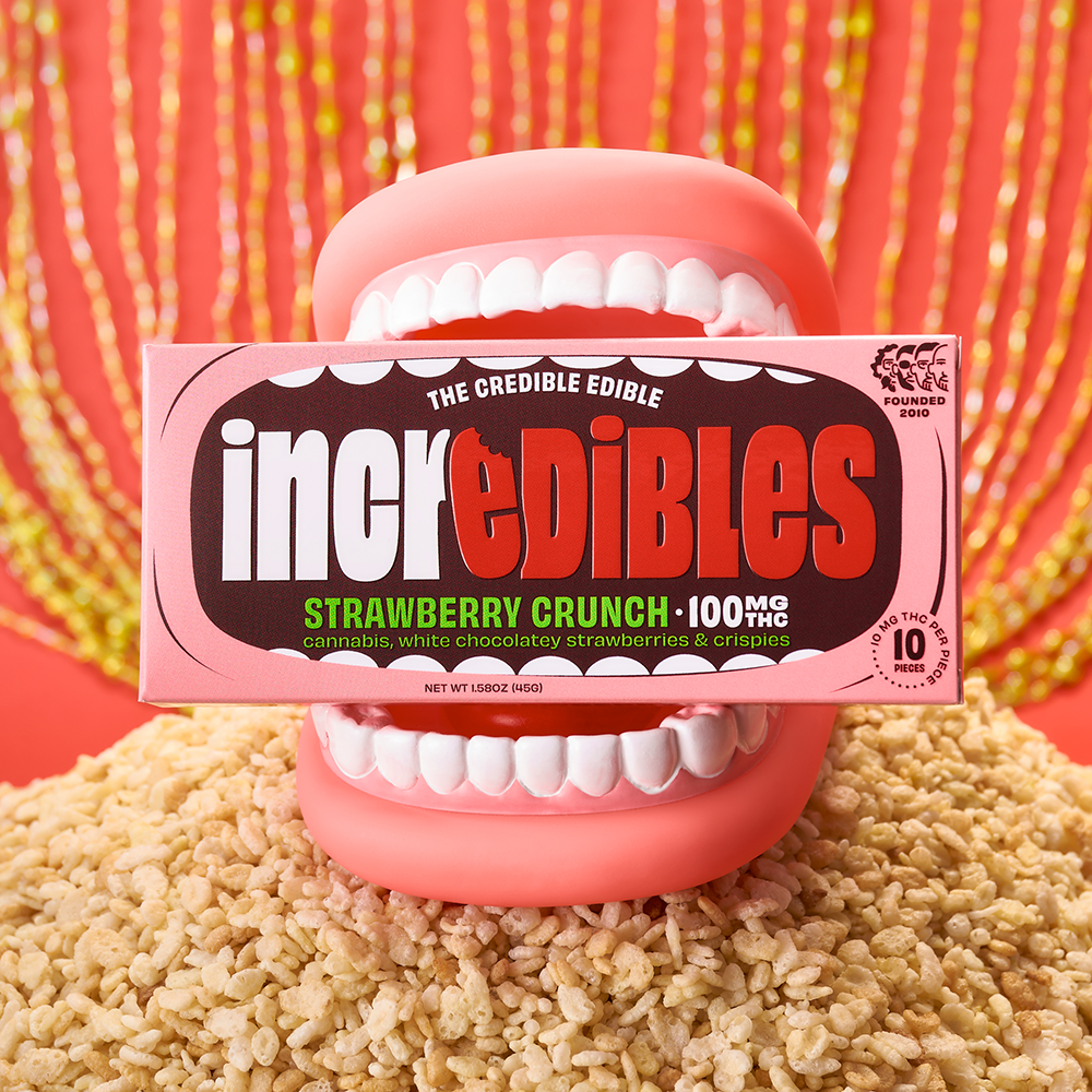 Strawberry Crunch | Incredibles | 100mg 20pk Chocolate Bar