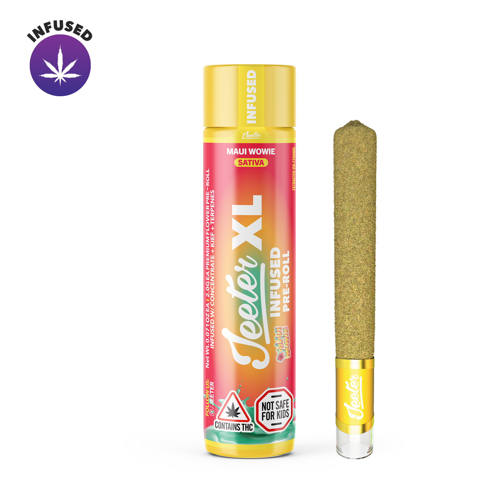 Maui Wowie (S) | Jeeter XL | 2g Infused Pre-Roll