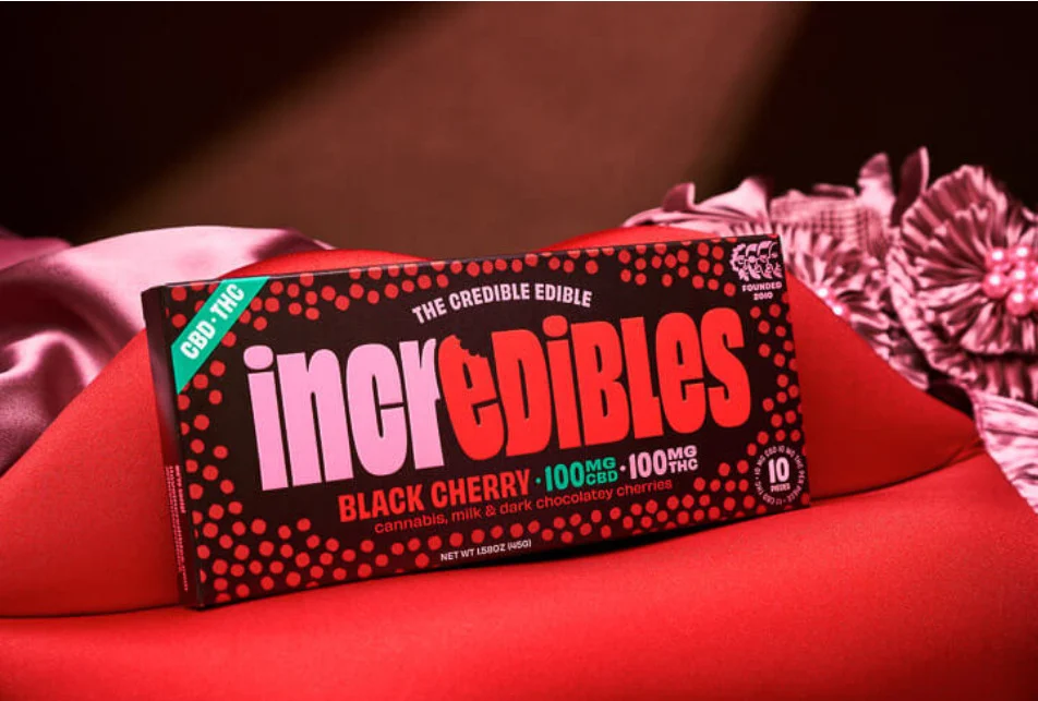 Cherry CBD:THC (1:1) | Incredibles | 100mg 20pk Chocolate Bar