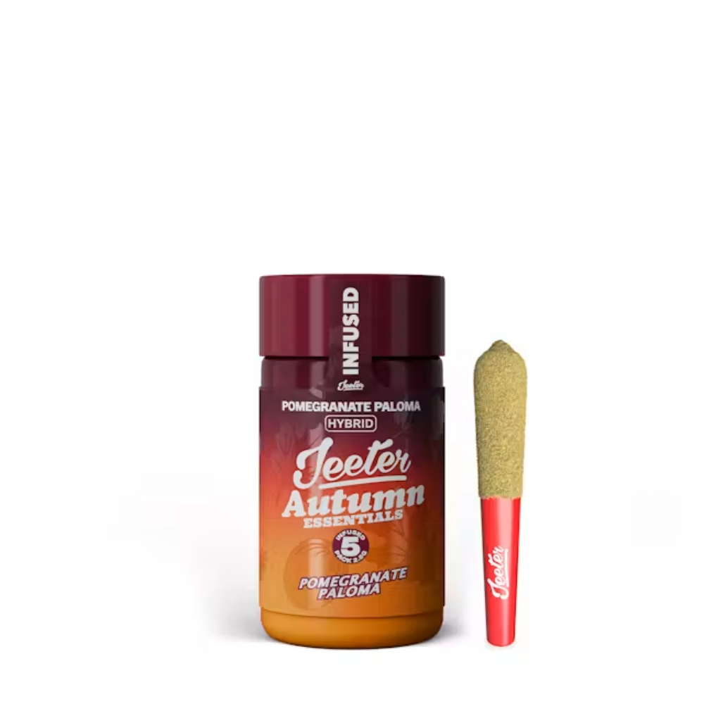 *Autumn Essentials* Pomegranate Paloma (H) | Baby Jeeter | 2.5g 5pk Infused Pre-Rolls