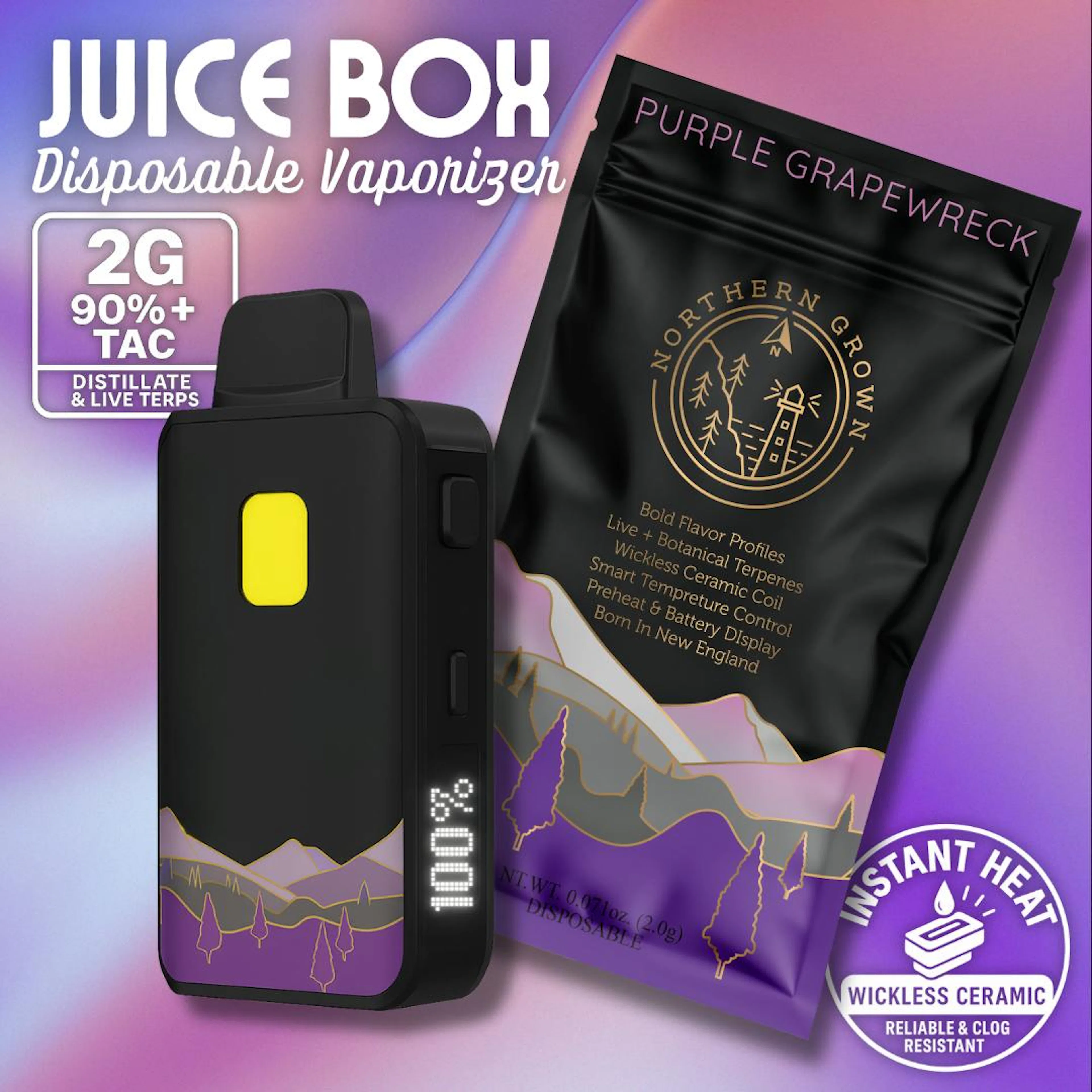 Purple Grapewreck (I) | Juice Box | 2g Disposable Cartridge