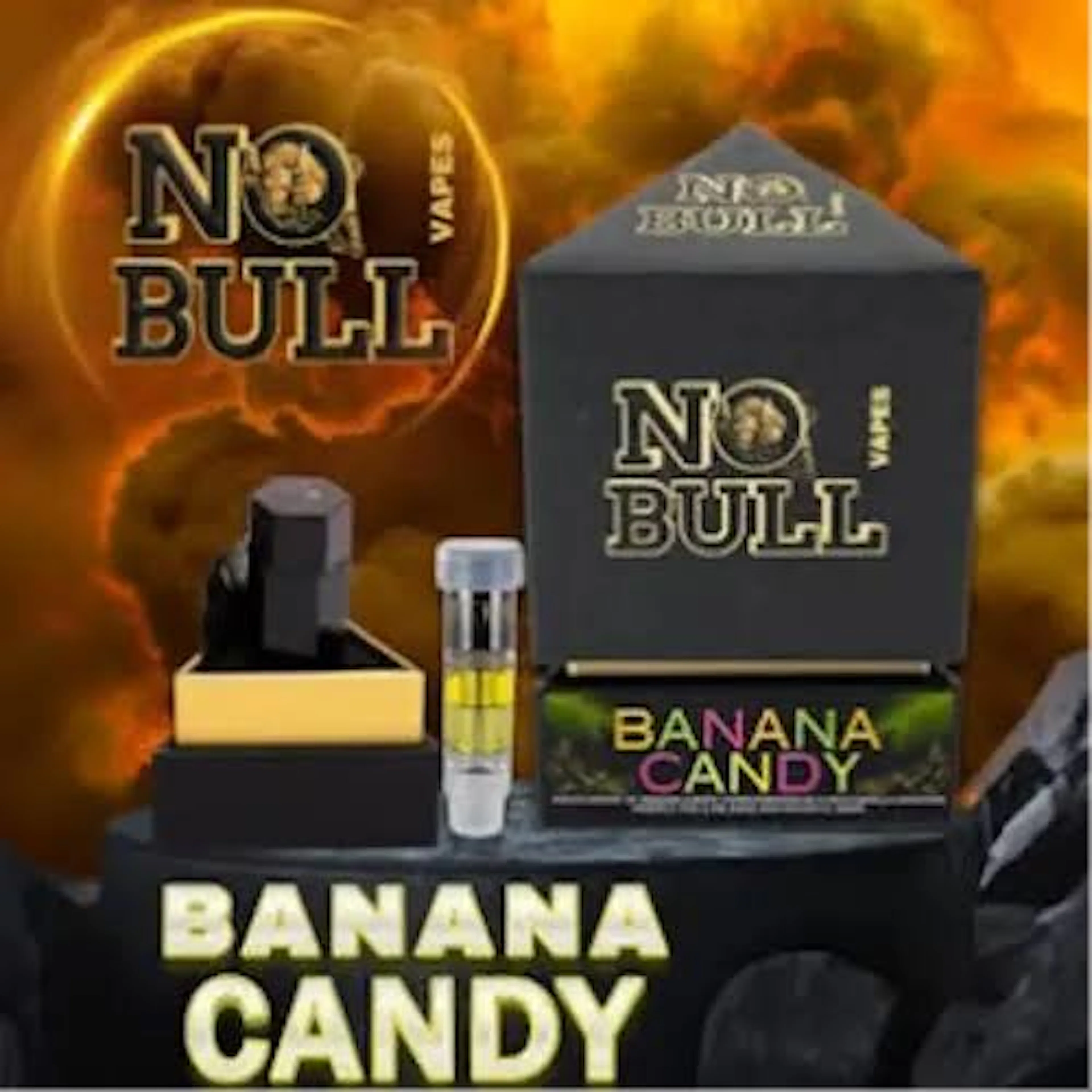 Banana Candy (H) | No Bull | 1g 510 Liquid Diamond Cartridge