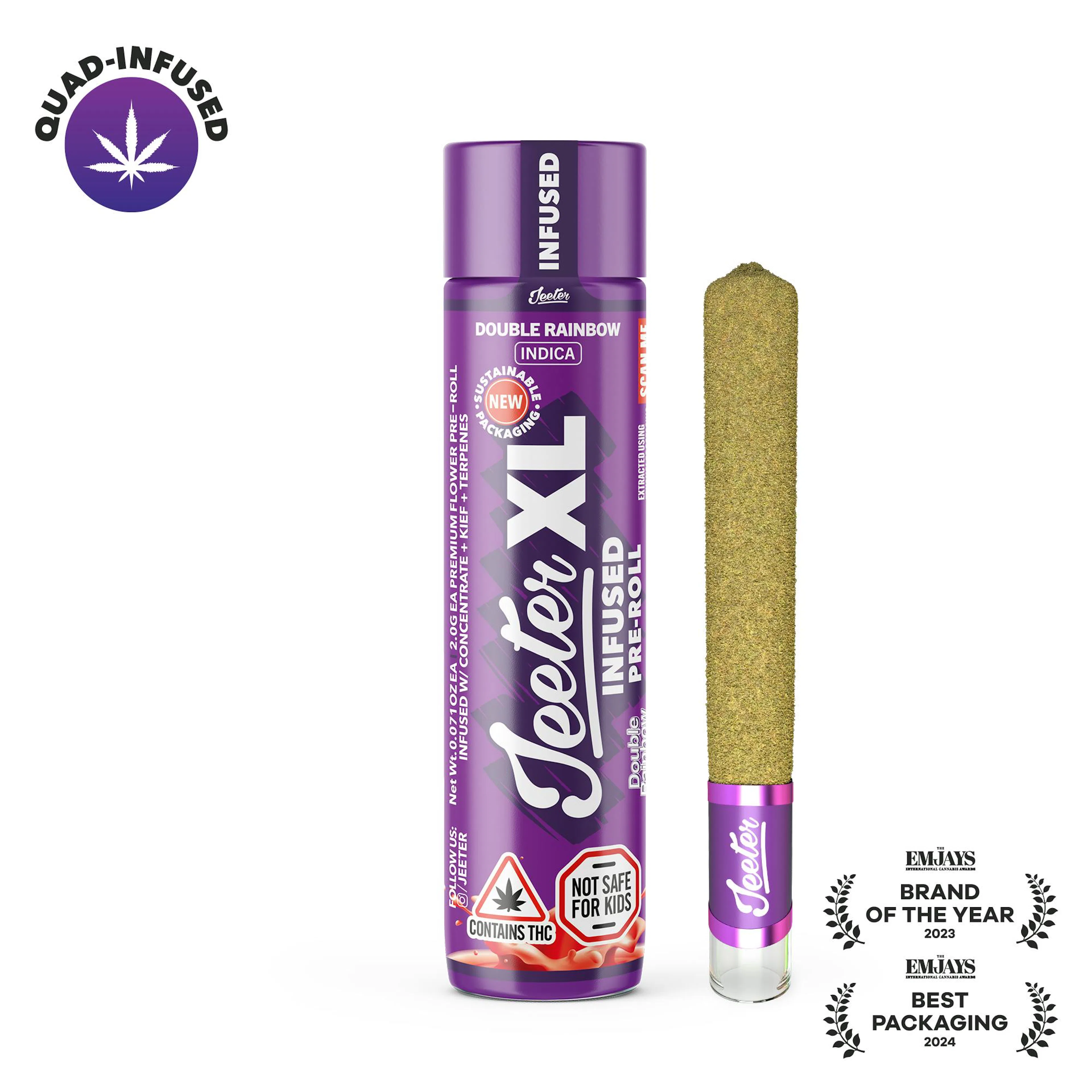 Double Rainbow (I) | Jeeter XL | 2g Infused Pre-Roll