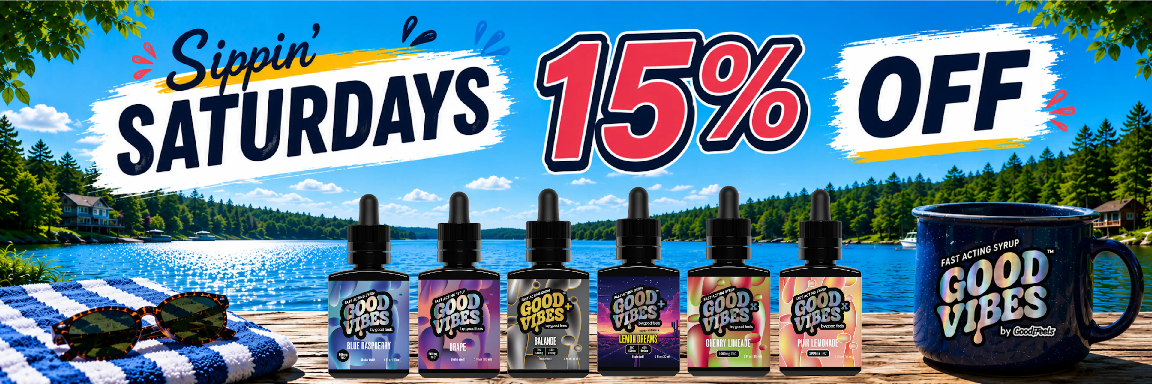 Sippin Saturdays 15% OFF