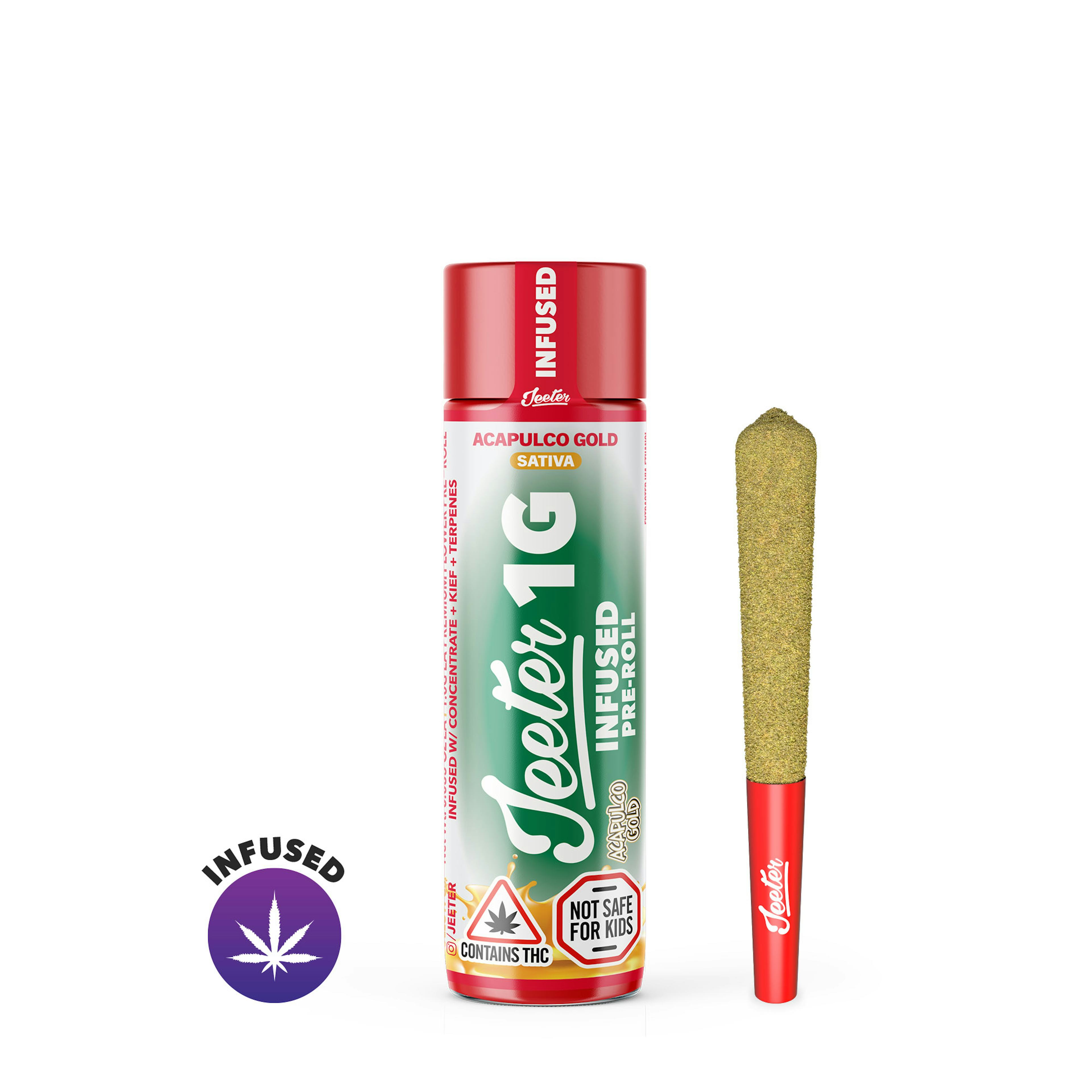 Acapulco Gold (S) | Jeeter | 1g Infused Pre-Roll