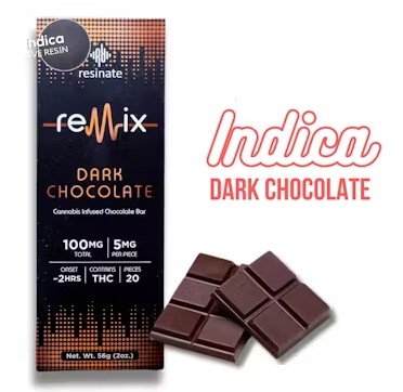 Live Resin Dark Chocolate Bar (I) | Remix | 100mg
