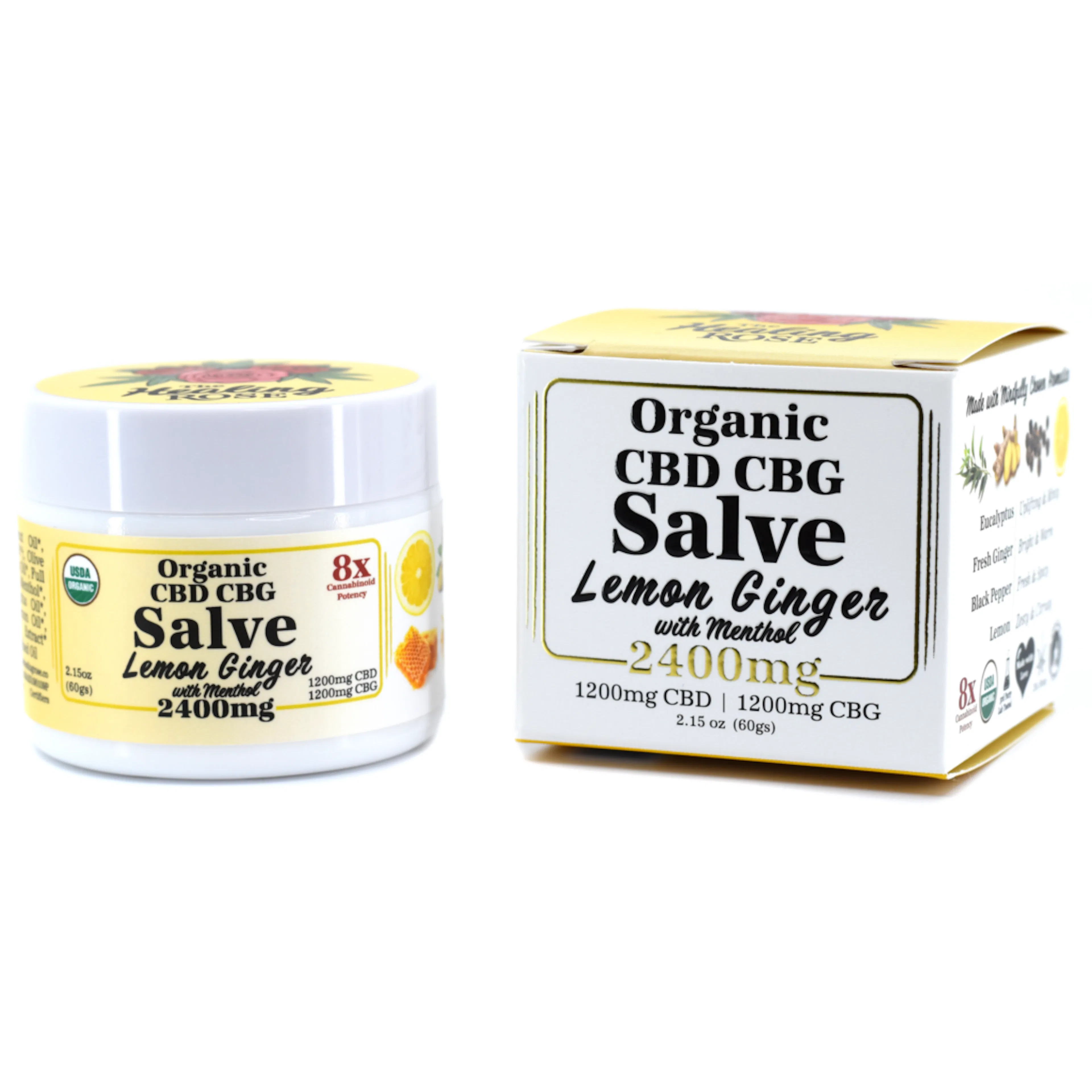 Lemon Ginger CBD:CBG Salve