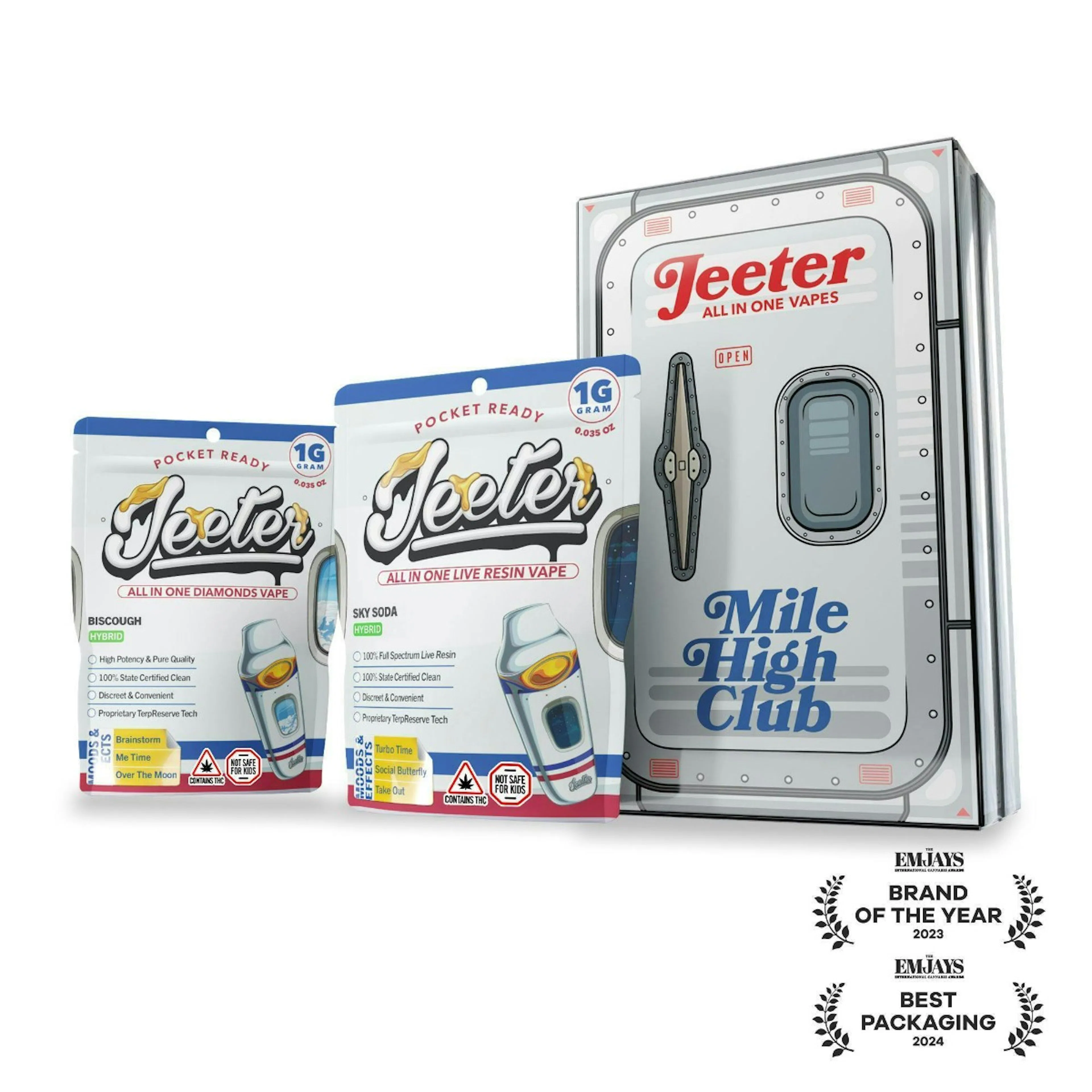 Sky Soda (H) | Jeeter | 1g Disposable Liquid Diamond Cartridge