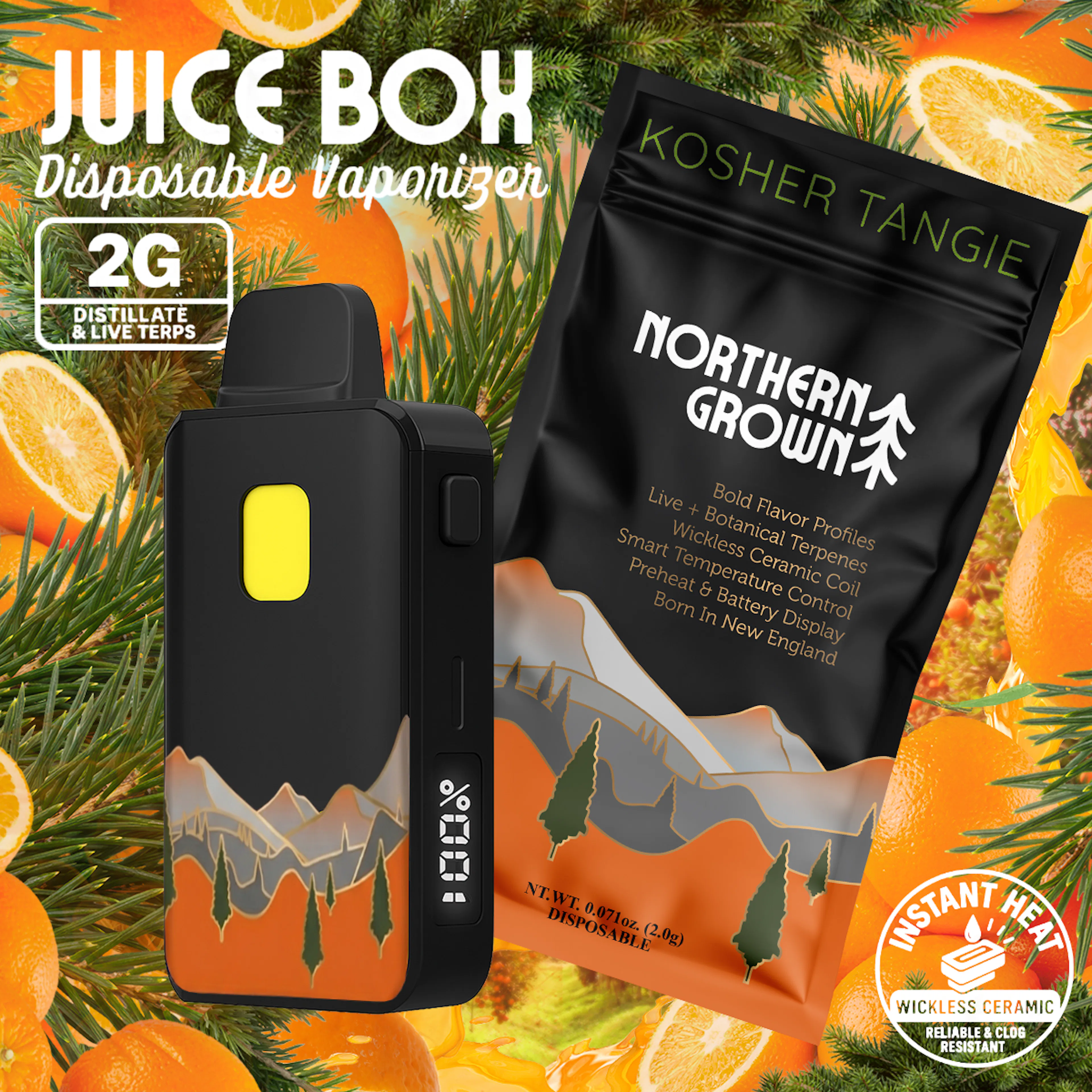Kosher Tangie (I) | Juice Box | 2g Disposable Cartridge
