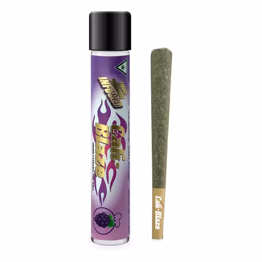 Grape (I) | Cali-Blaze Liquid Diamonds | 1.2g Infused Pre-Roll