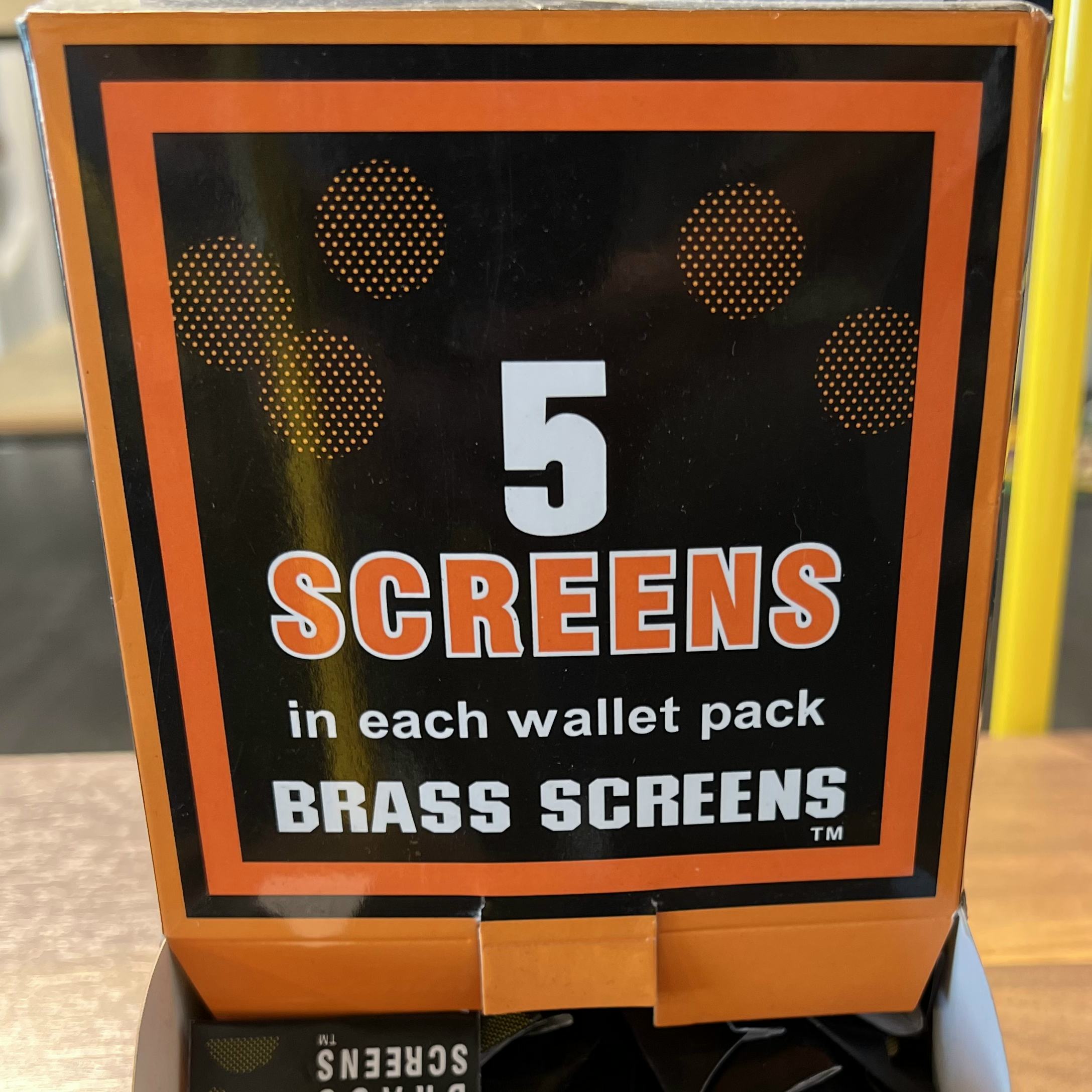 5pk Brass Screens - Regular