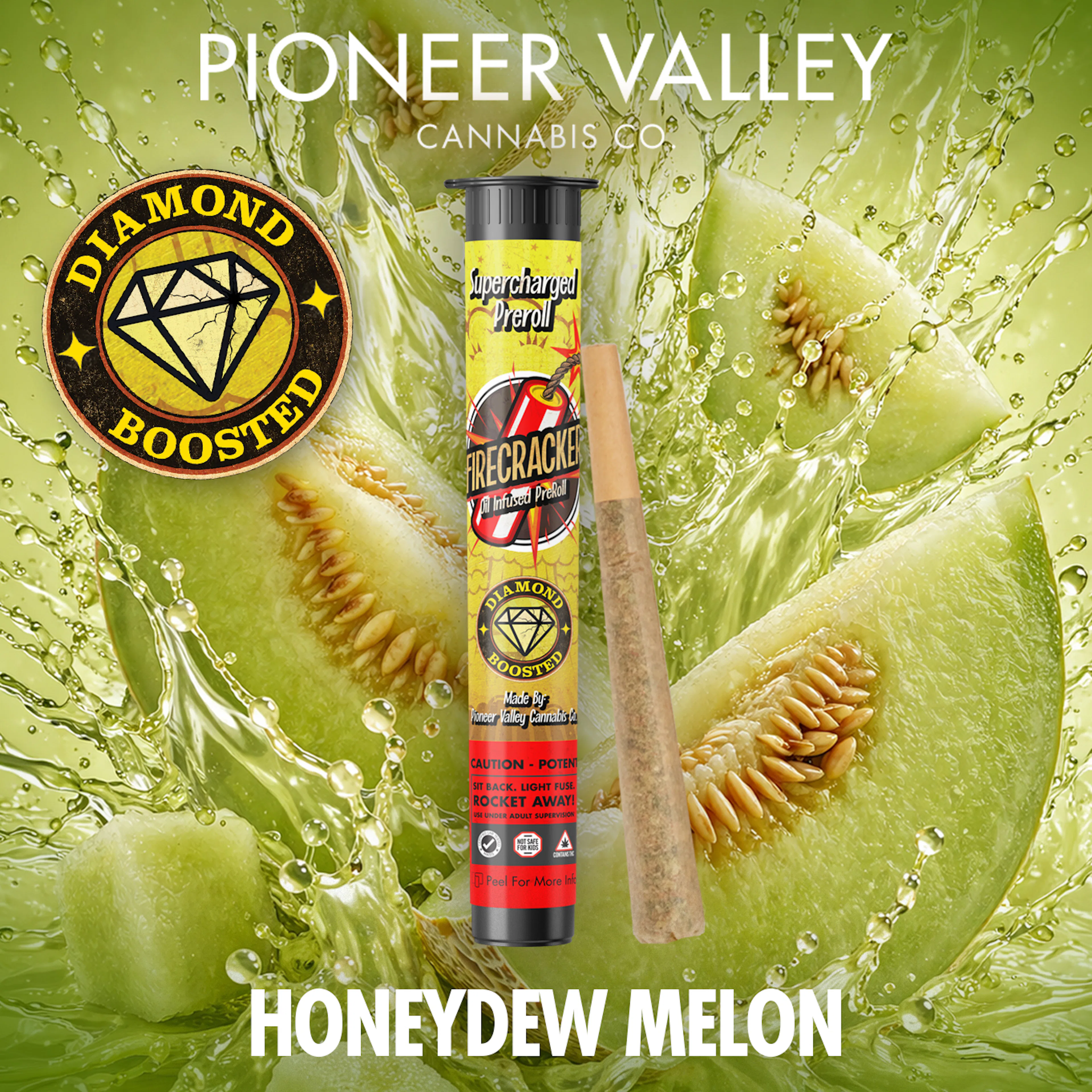 Honeydew (H) | Pioneer Valley Firecracker | 1g Infused Pre-Roll