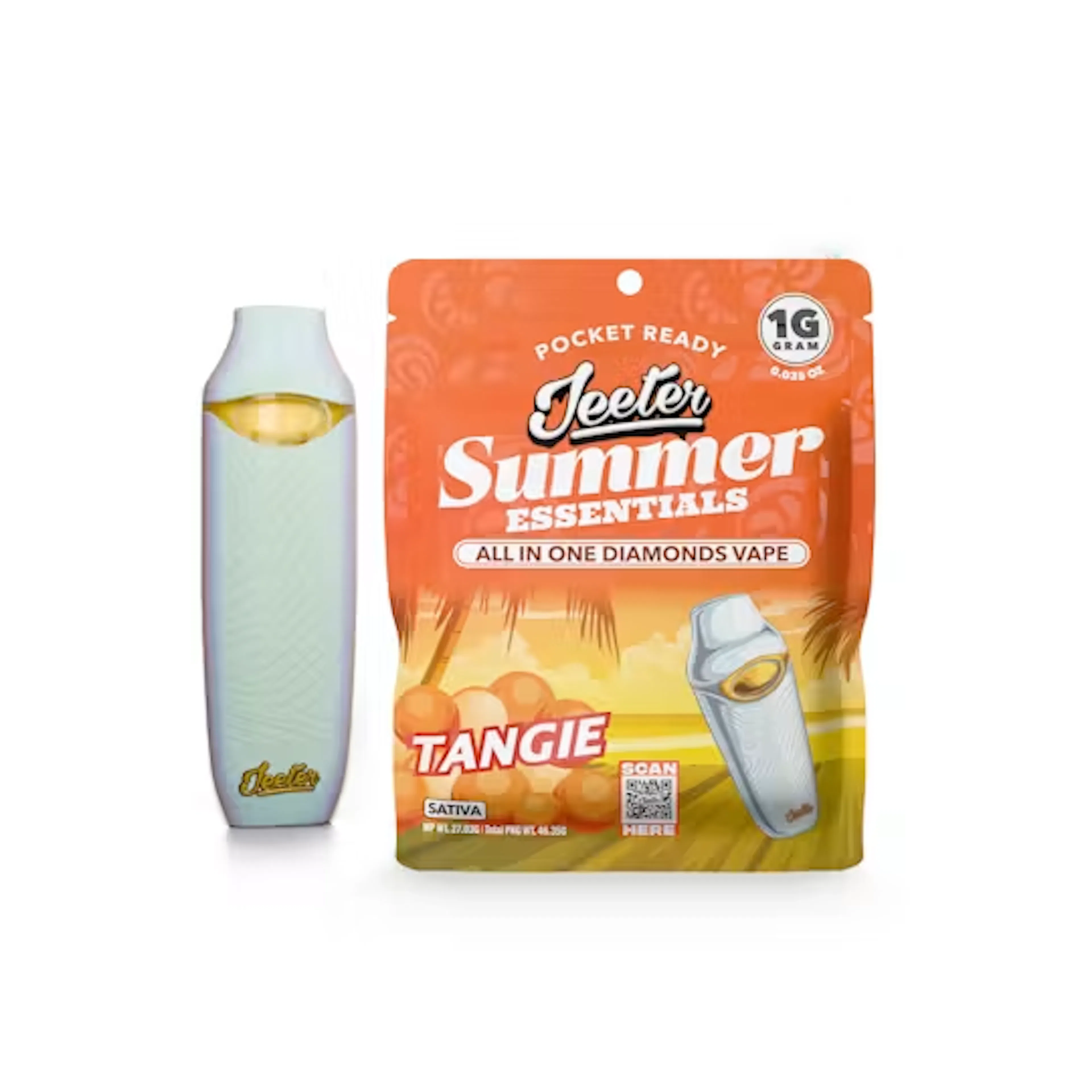 *Summer Essentials* Tangie (S) | Jeeter | 1g Disposable Liquid Diamond Cartridge