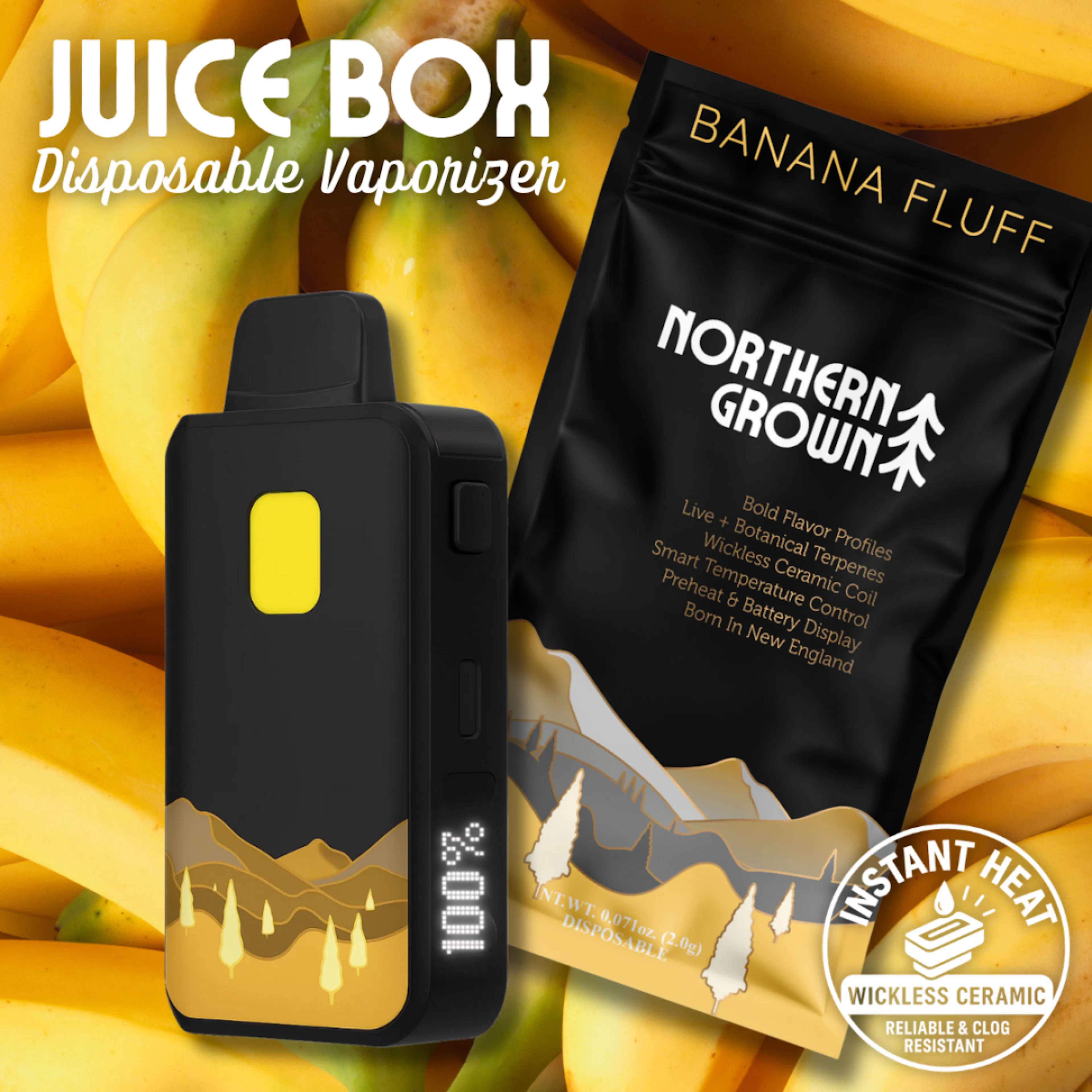Banana Fluff (I) | Juice Box | 2g Disposable Cartridge