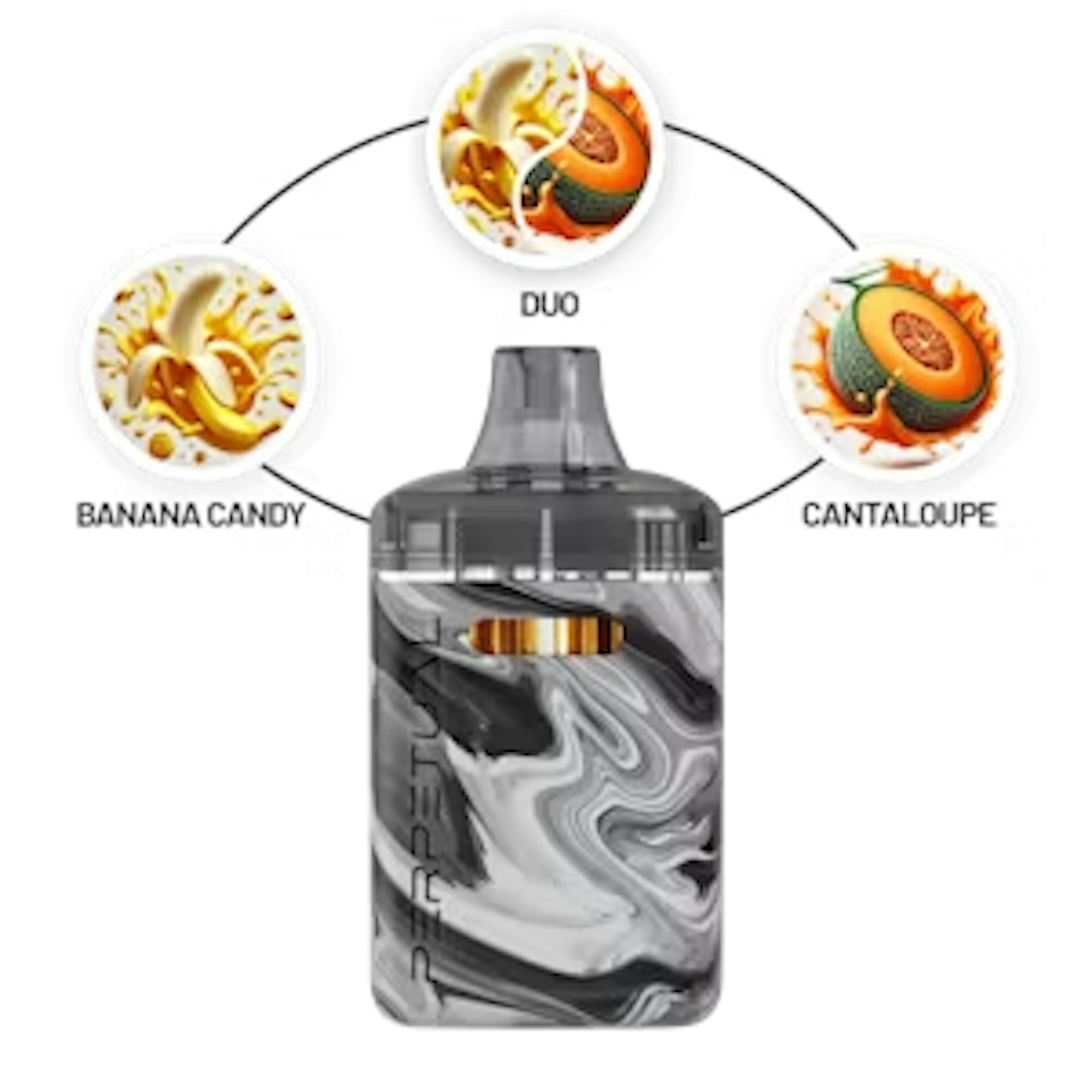 Banana Candy & Cantaloupe Crush (I/H) | Perpetual | 2g Duo Disposable Cartridge