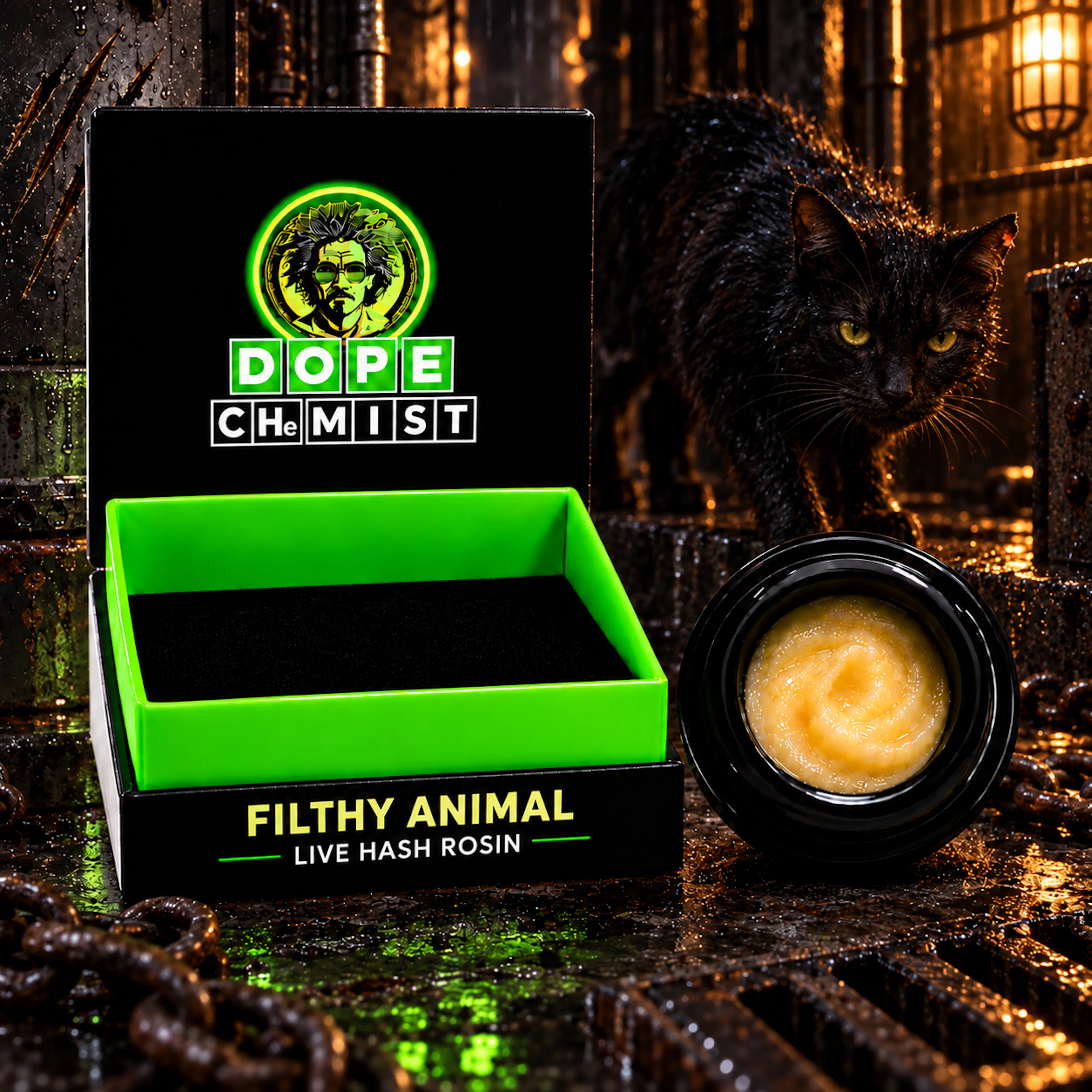 Filthy Animal (H) | Dope Chemist | 1g Live Hash Rosin
