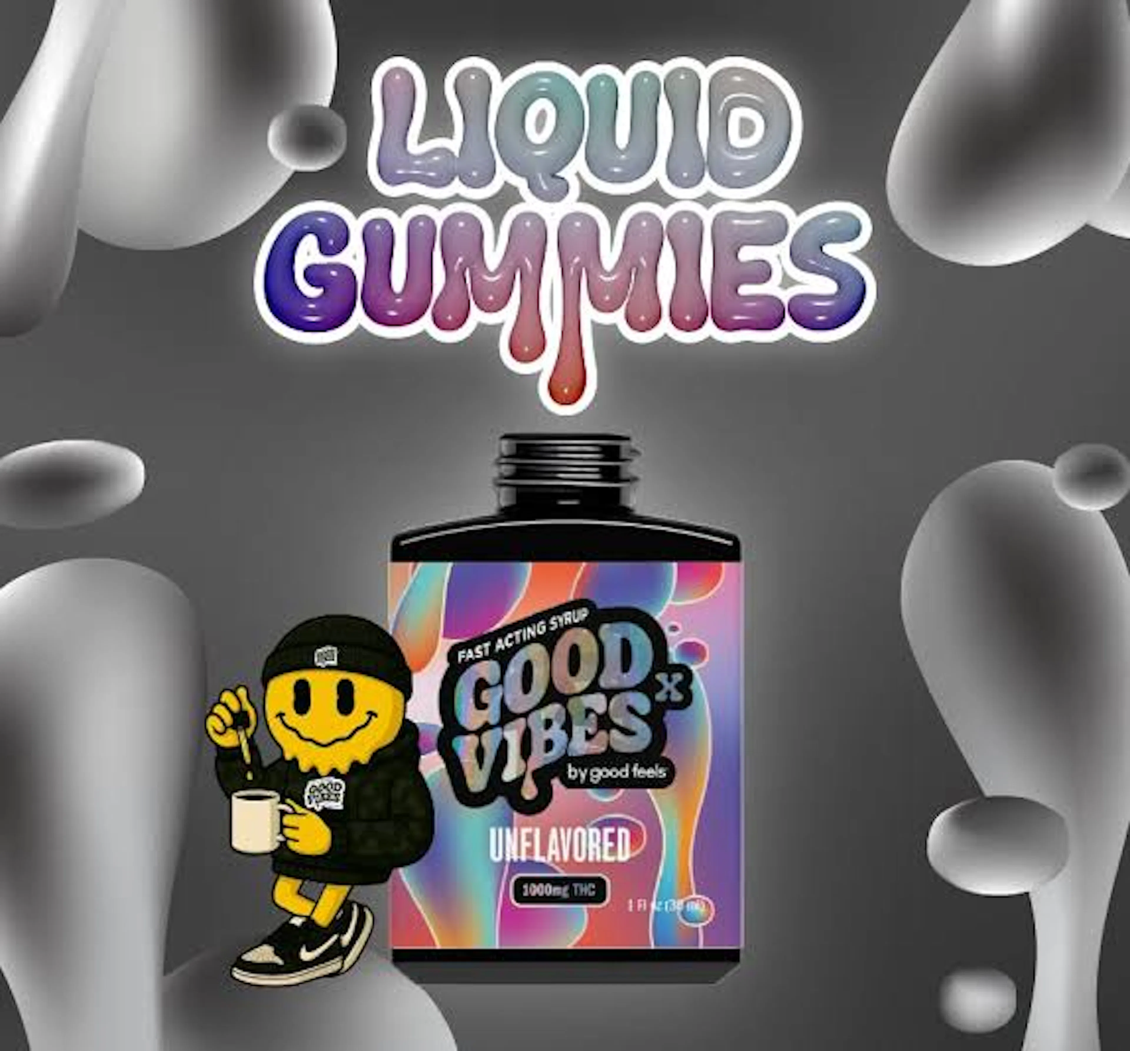 Unflavored | Good Vibes | 500MG THC