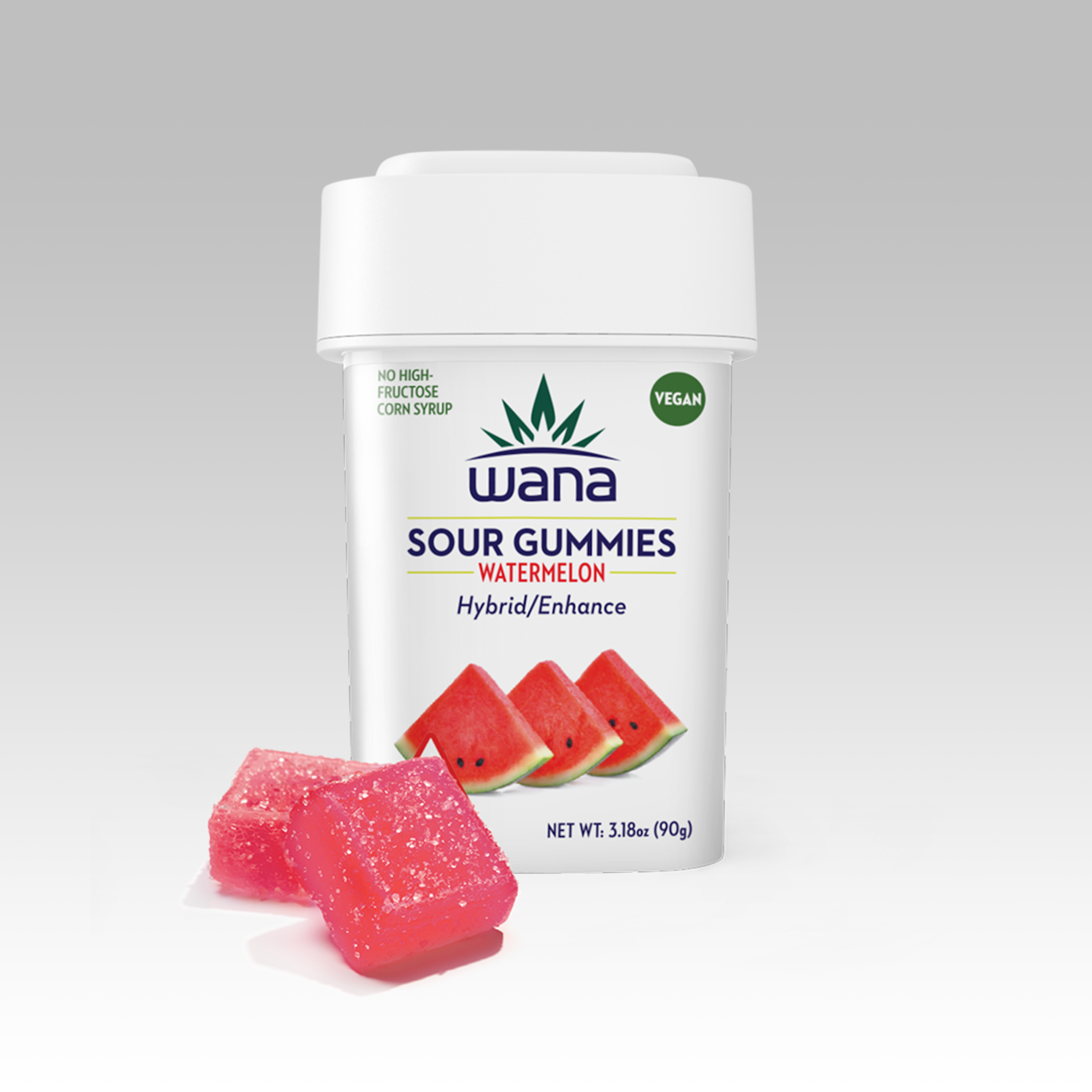 Watermelon (H) | Wana | 100mg Gummies - 100mg