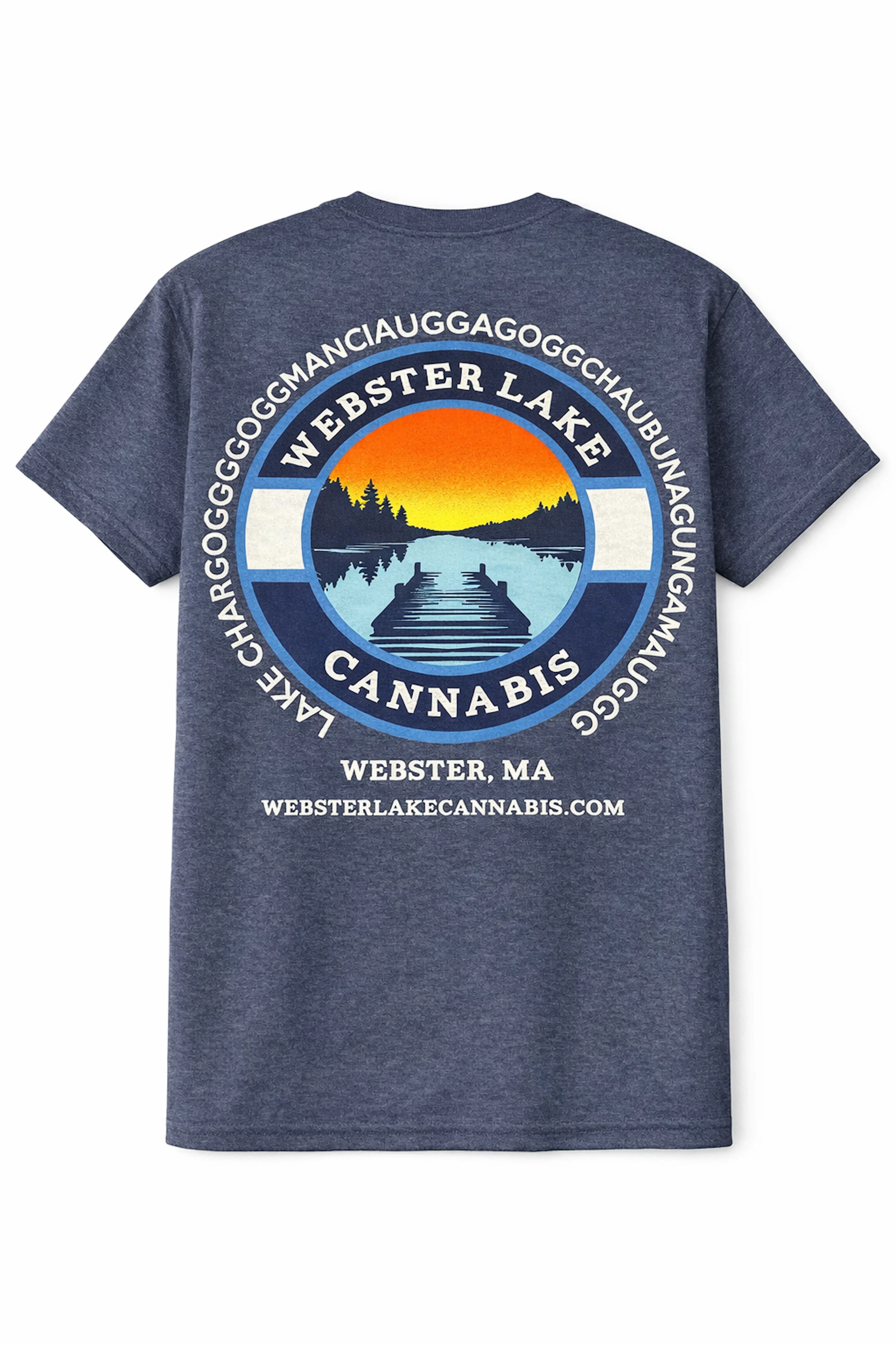 WLC Steel Blue Logo T-Shirt