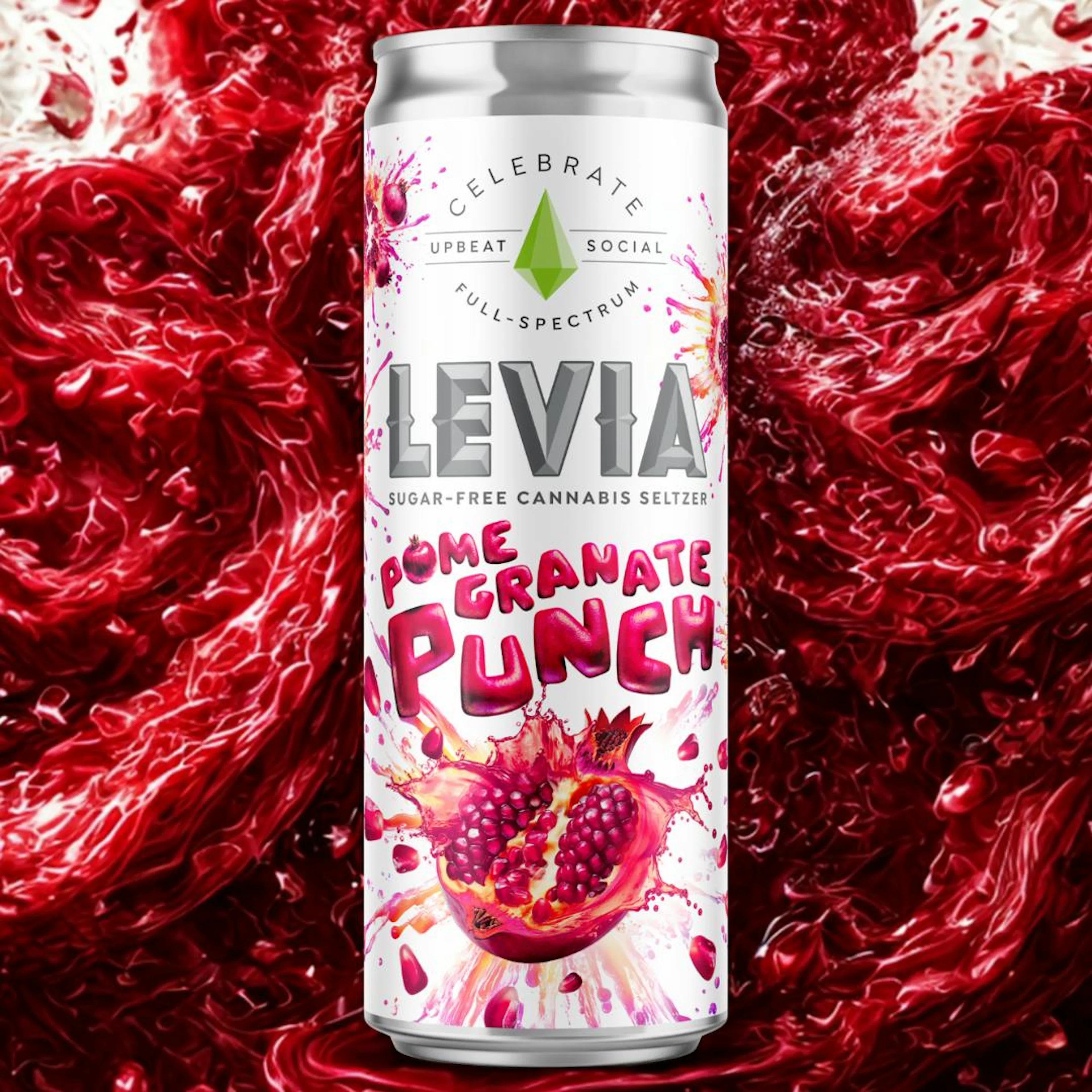 Pomegranate Punch (H) | Levia | 5mg Seltzer