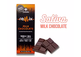 Live Resin Milk Chocolate Bar (S) | Remix | 100mg