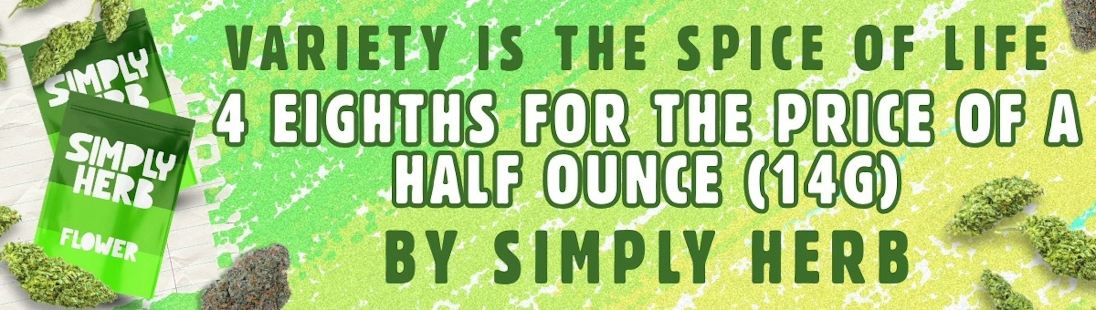 Simply M&M 8ths 1/2 OZ