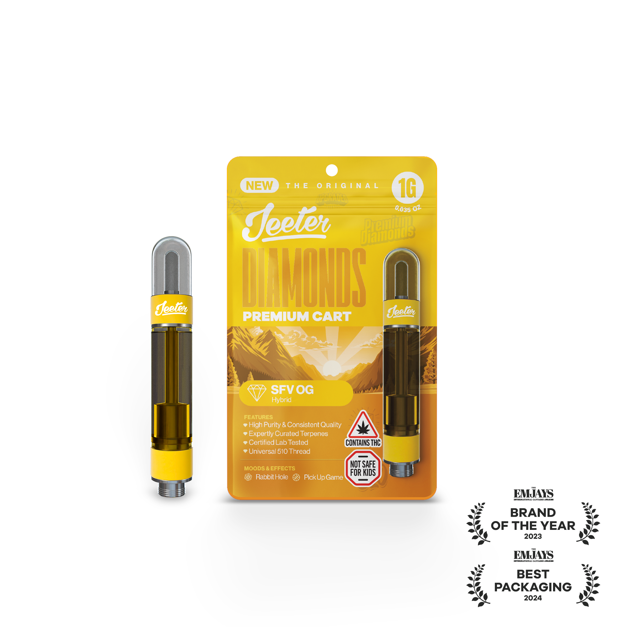 SFV OG (H) | Jeeter | 1g 510 Liquid Diamond Cartridge