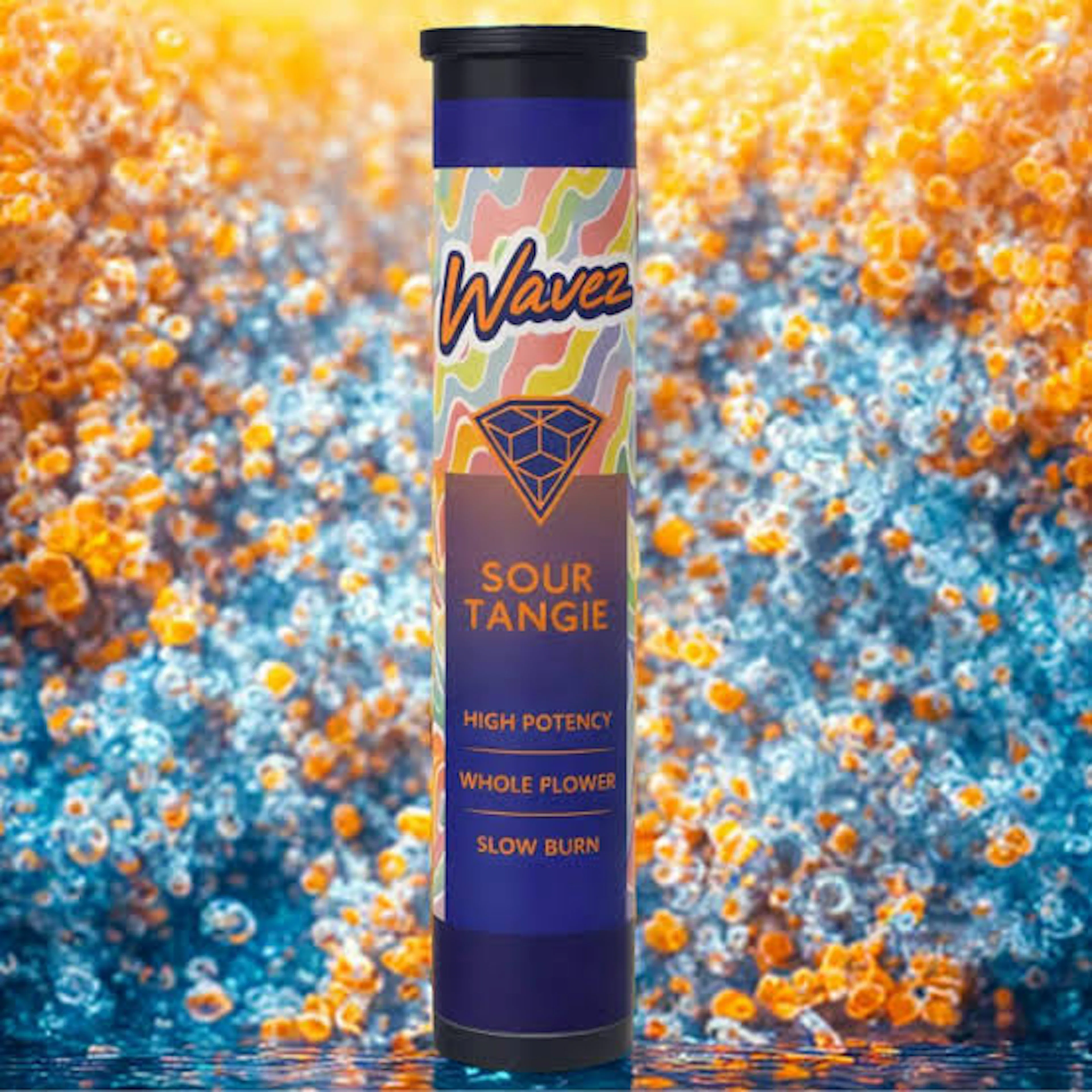 Sour Tangie (S) | Wavez | 1g Infused Pre-Roll