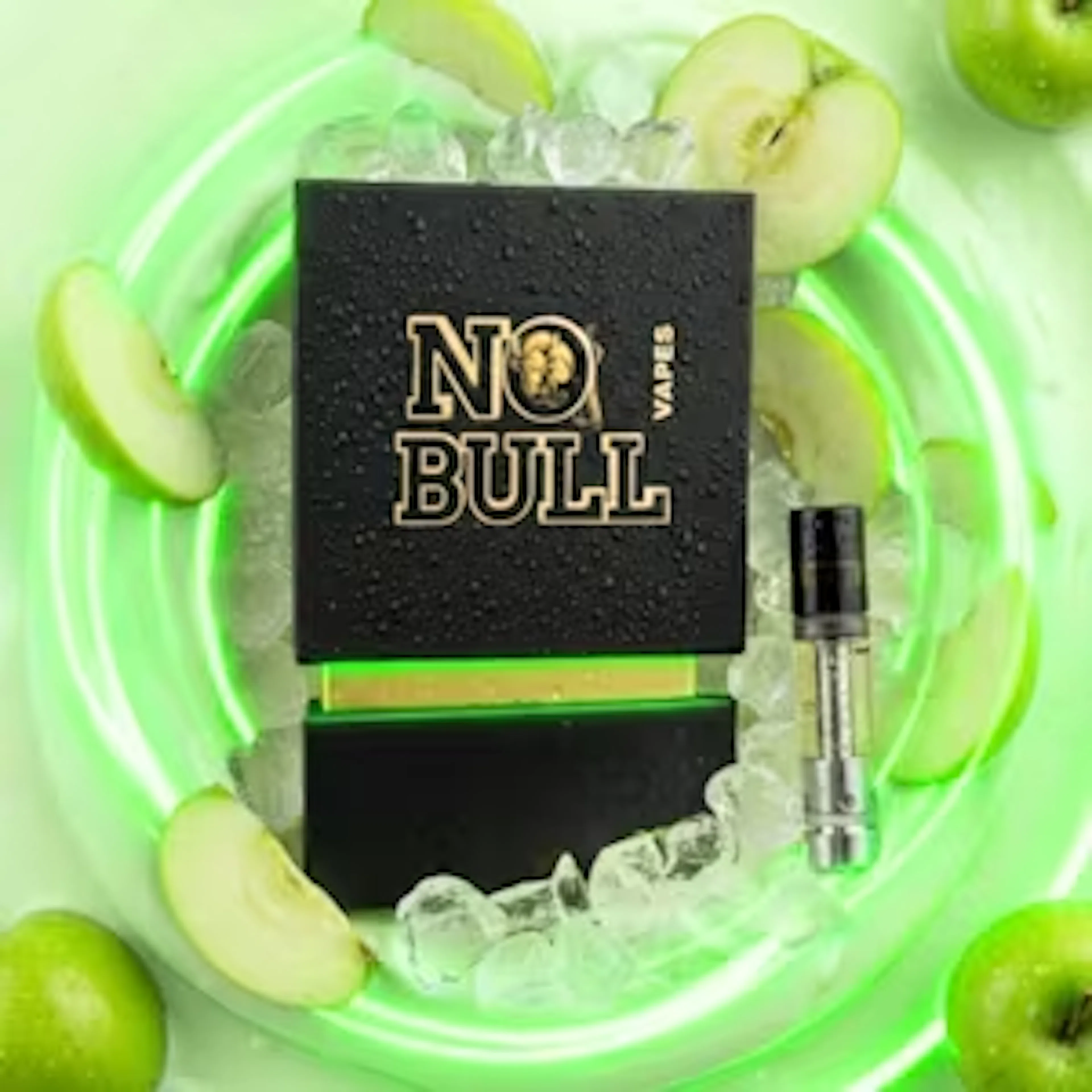 Electric Green Apple (S) | No Bull | 1g 510 Liquid Diamond Cartridge