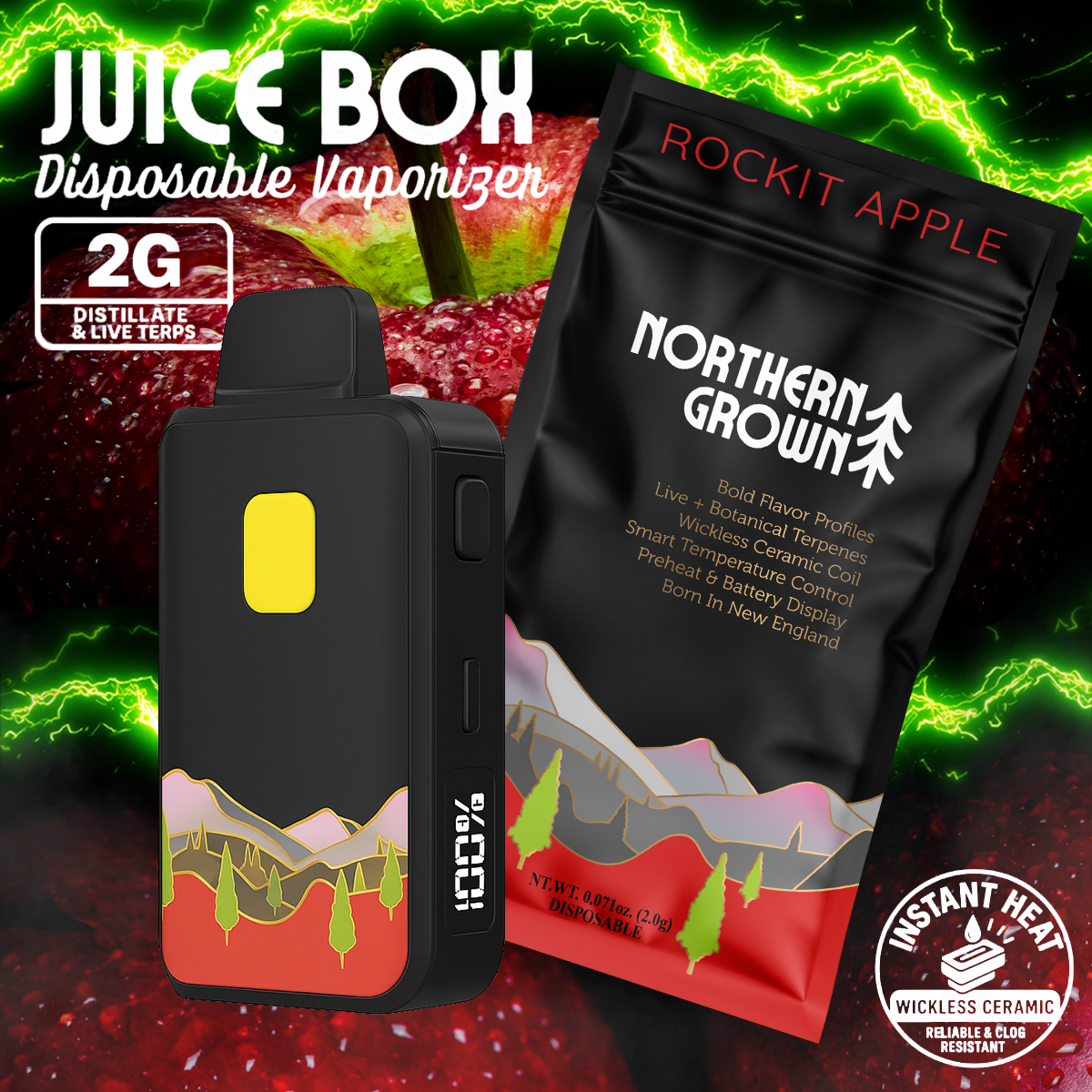 Rockit Apple (S) | Juice Box | 2g Disposable Cartridge