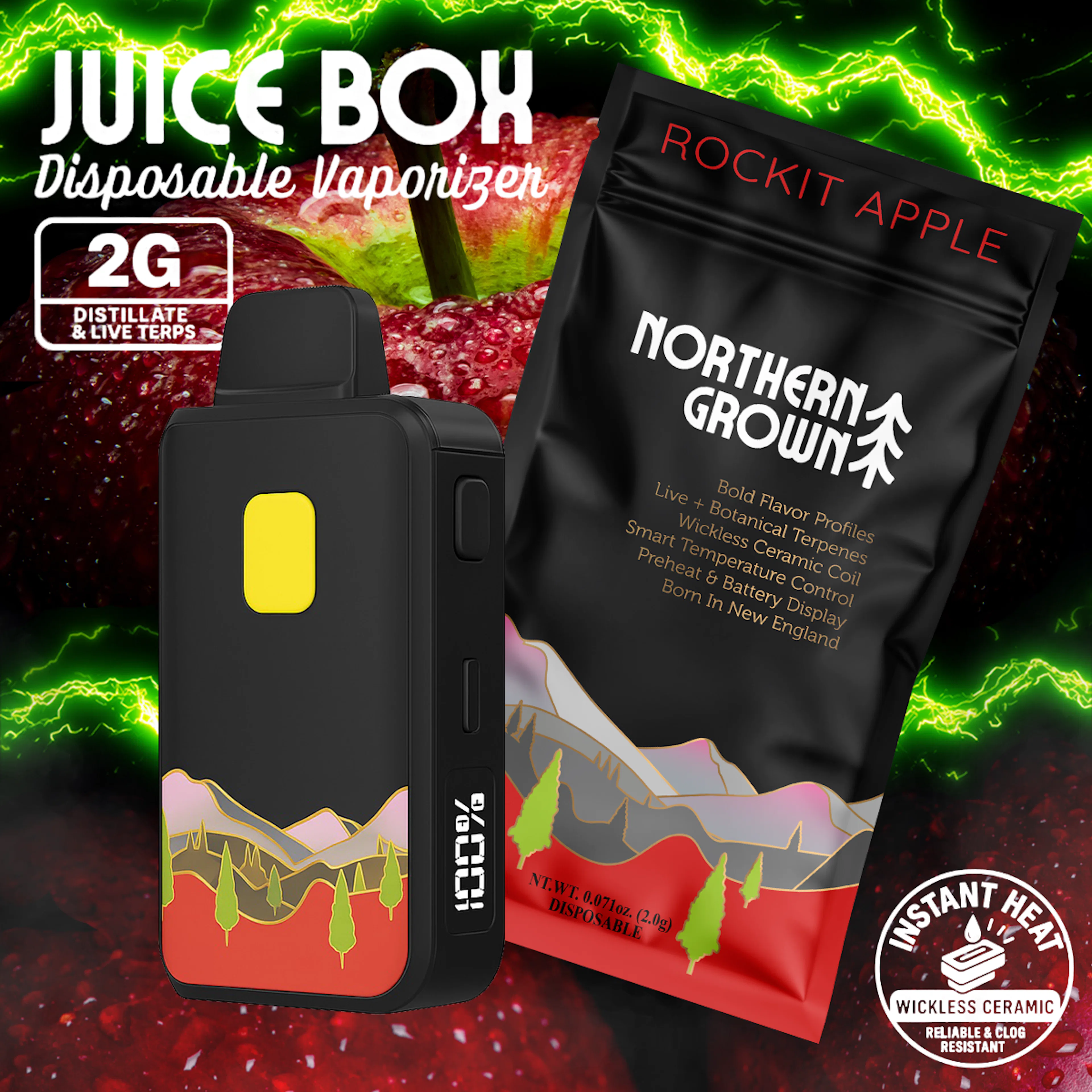 Rockit Apple (S) | Juice Box | 2g Disposable Cartridge