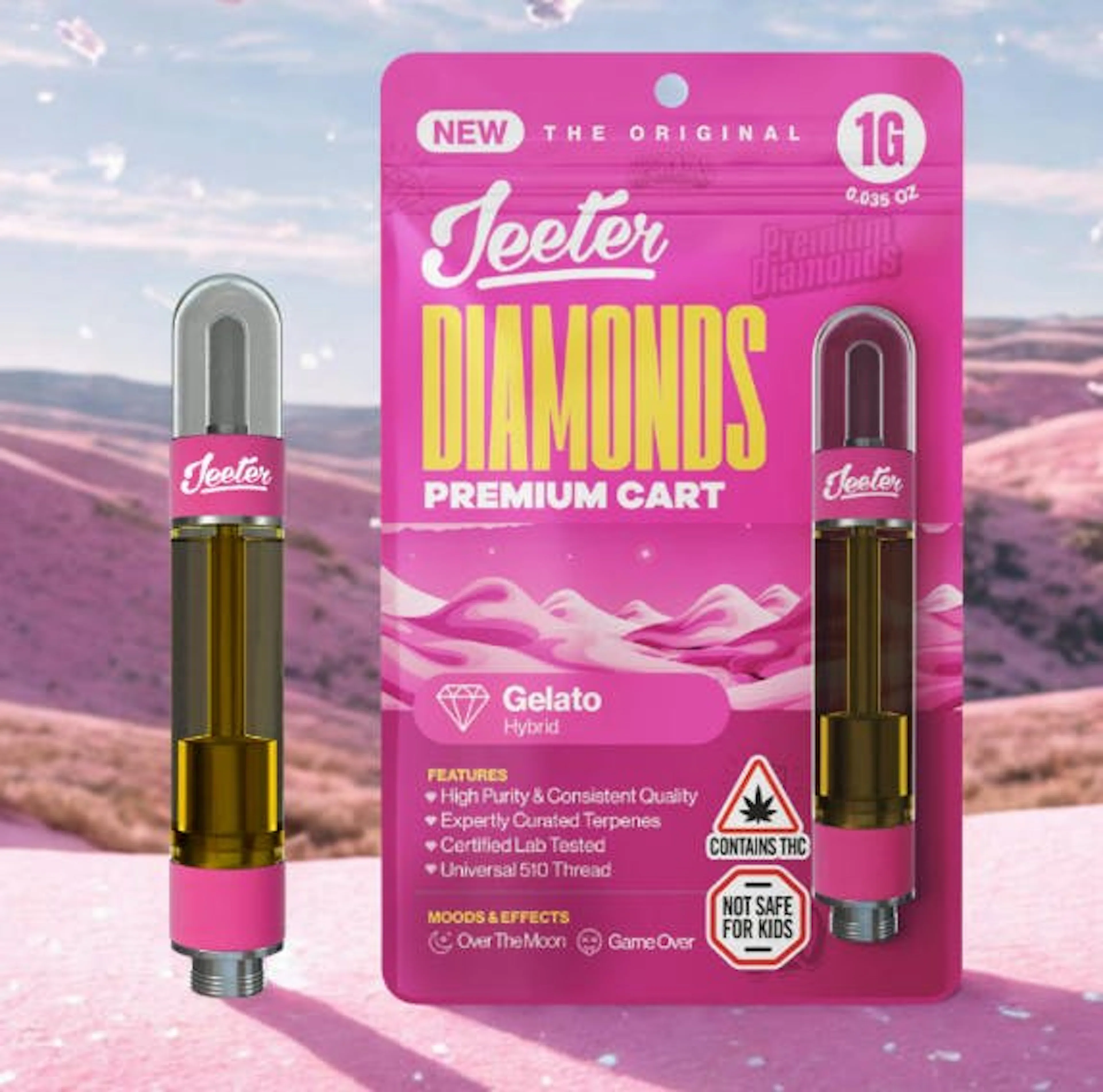 Gelato (H) | Jeeter | 1g 510 Liquid Diamond Cartridge