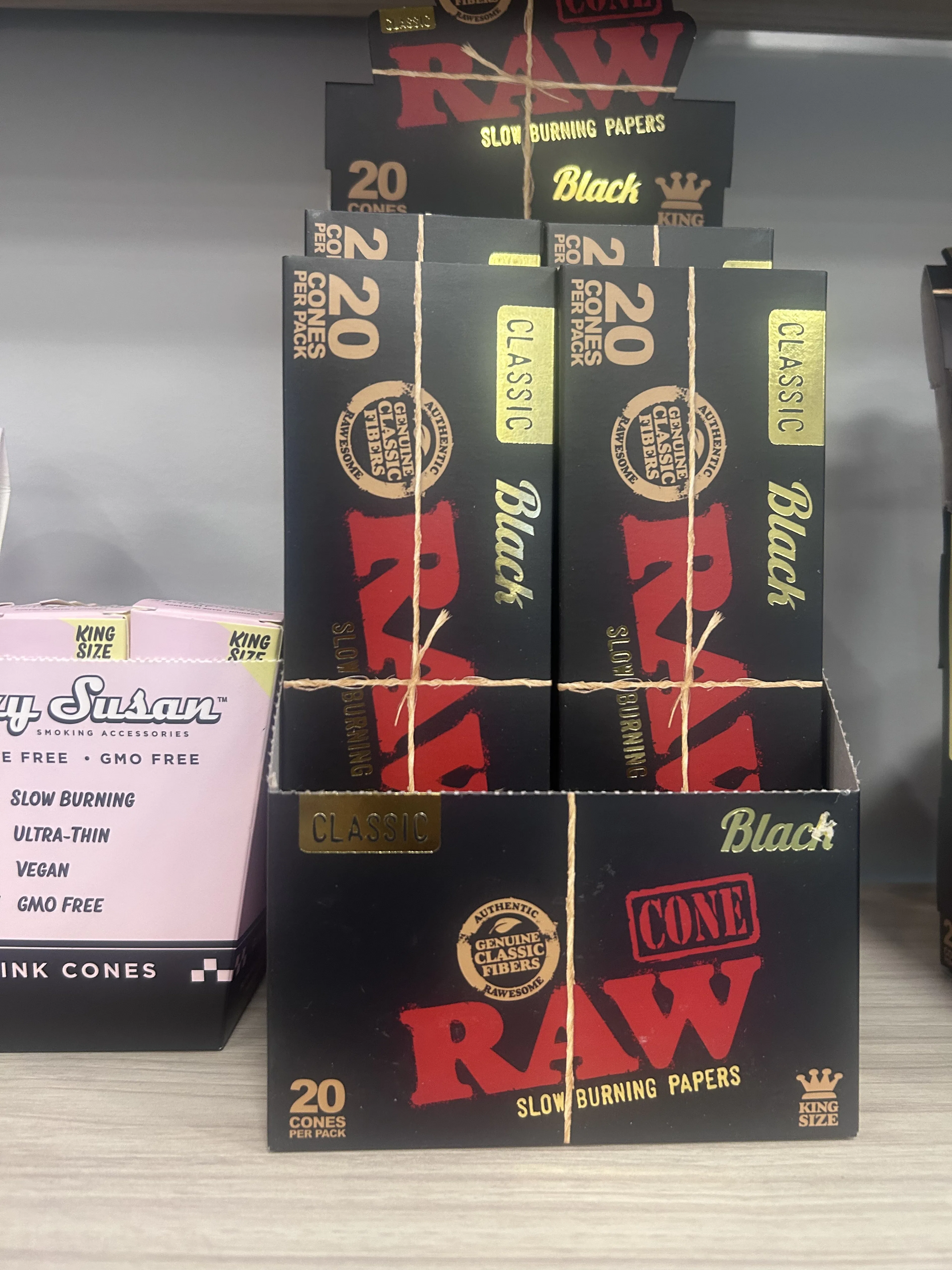 Raw Cones - Classic King Size Cones 20 pk