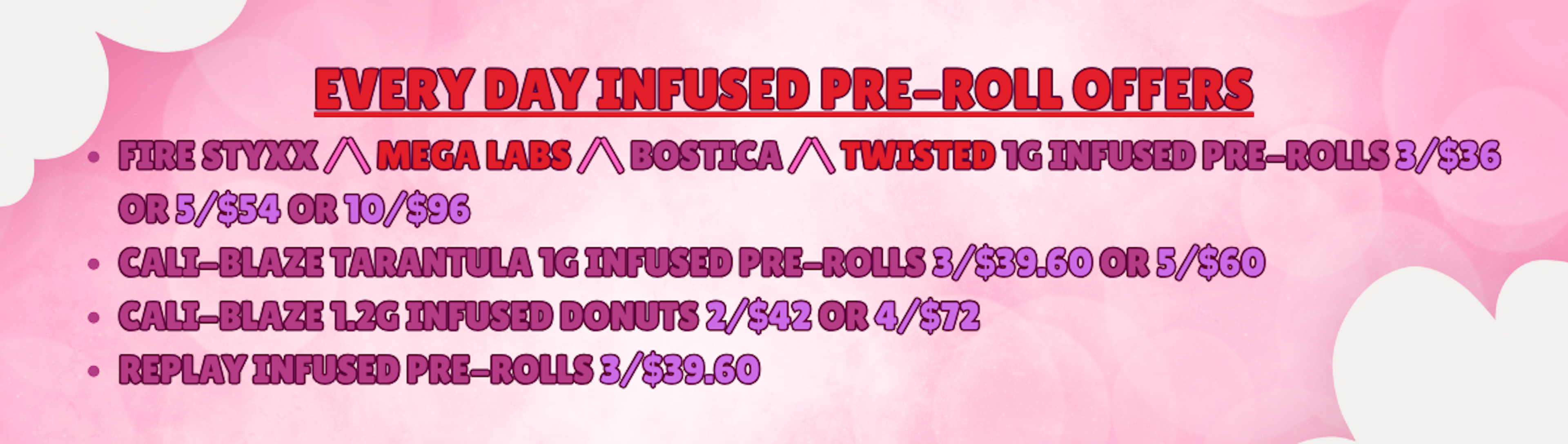 NEW EDD INFUSED PR OFFER