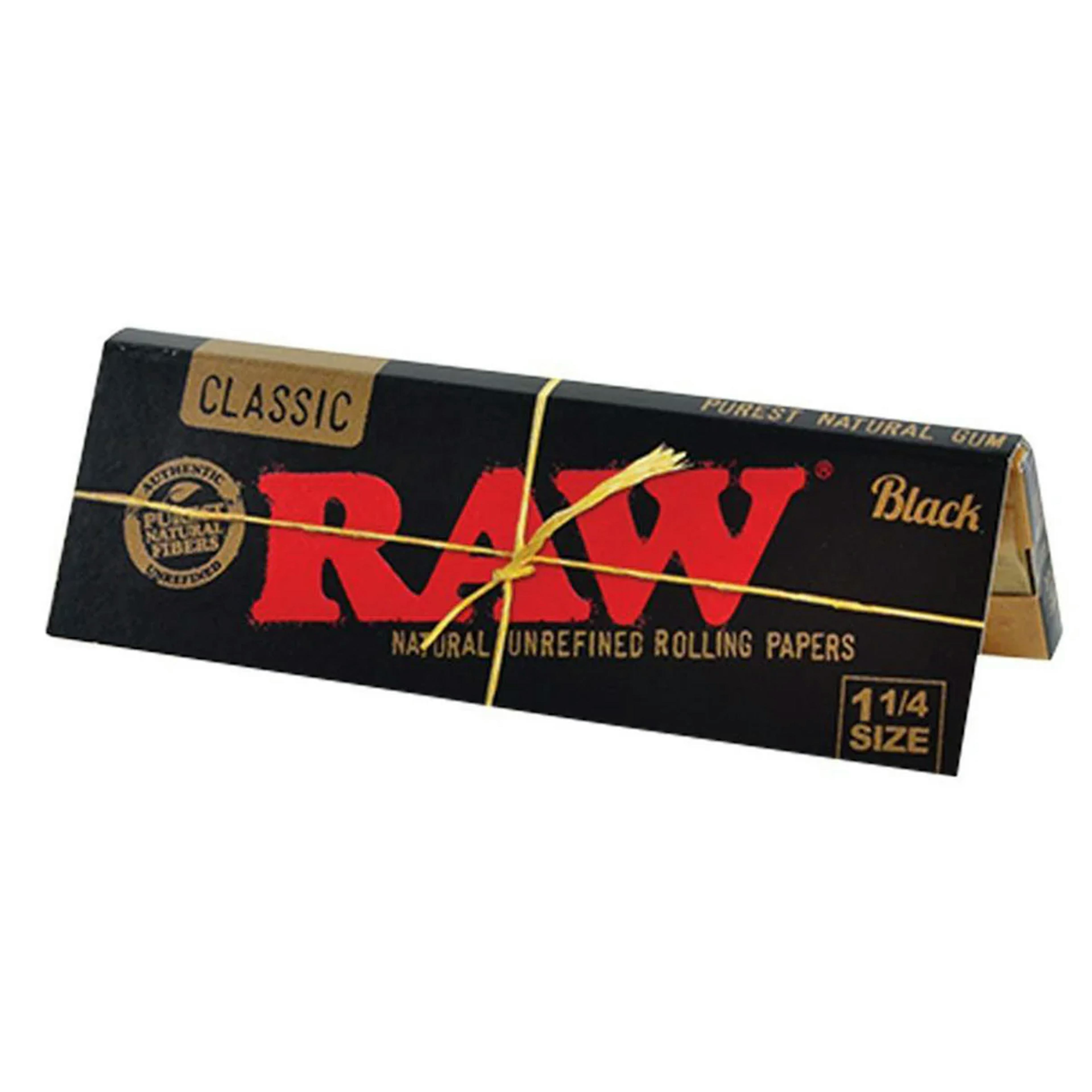 RAW Black - Classic 1 1/4  papers