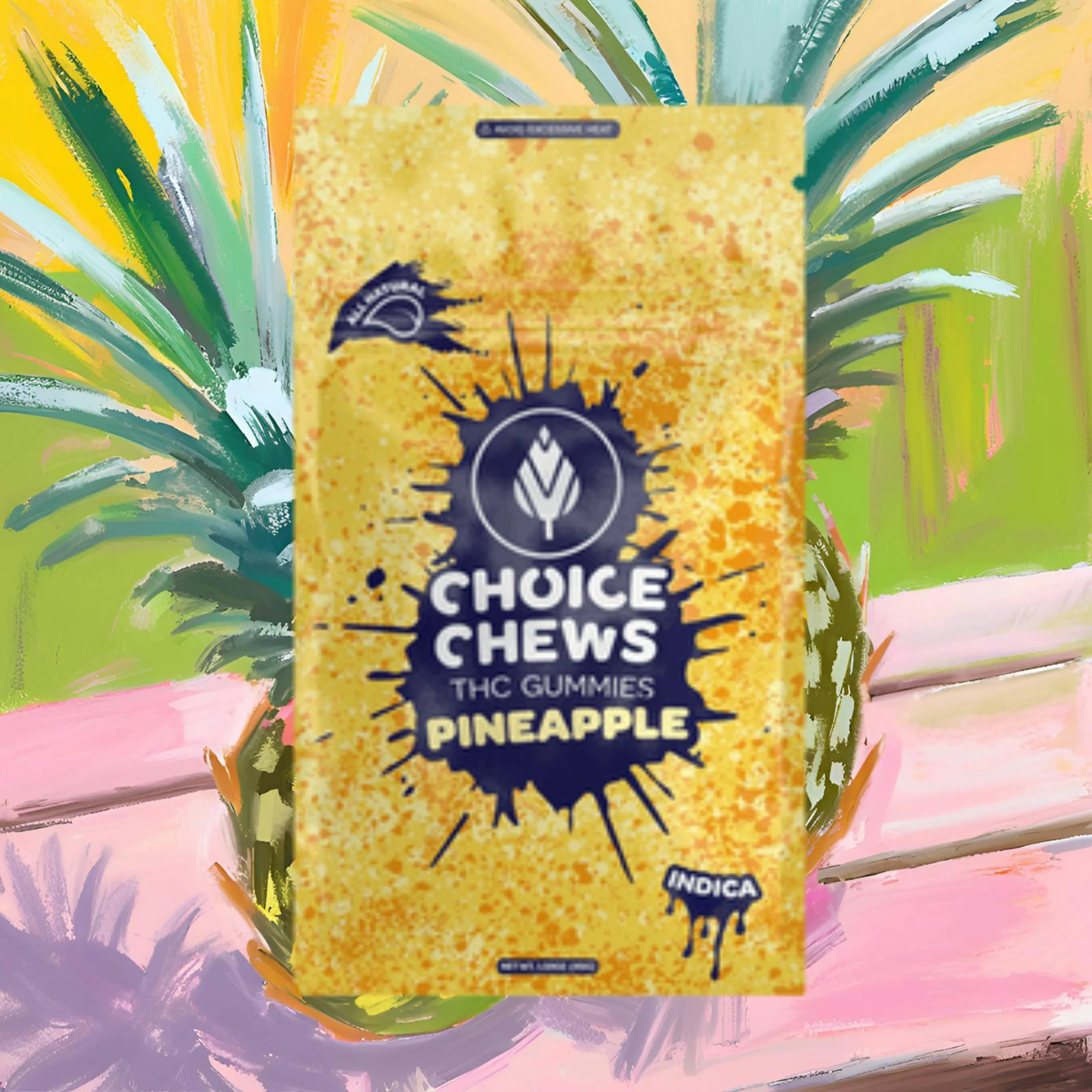 Pineapple (I) | Choice Chews | 100mg 20pk Gummies