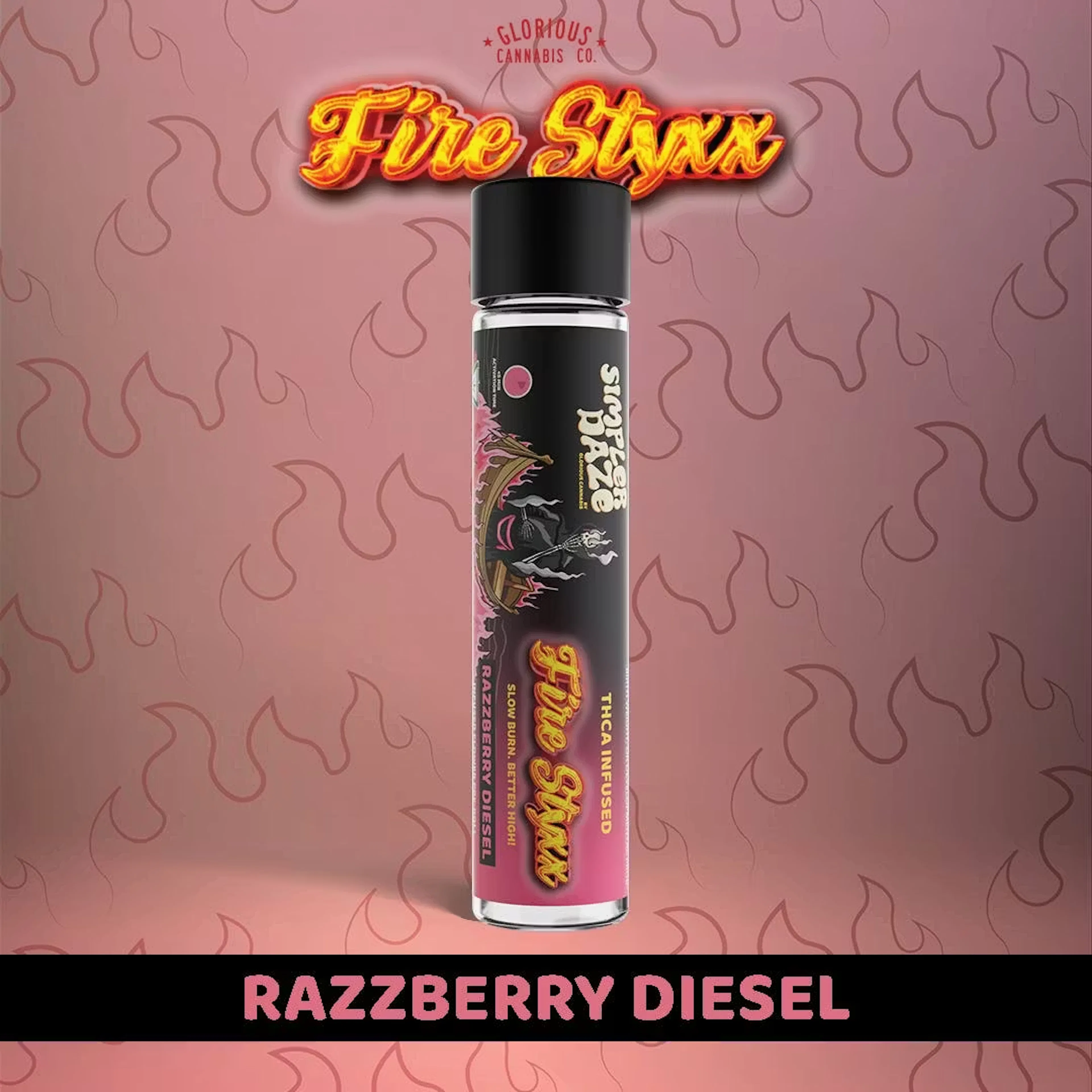 Razzberry Diesel (H) | Fire Styxx | 1g Infused Pre-Roll