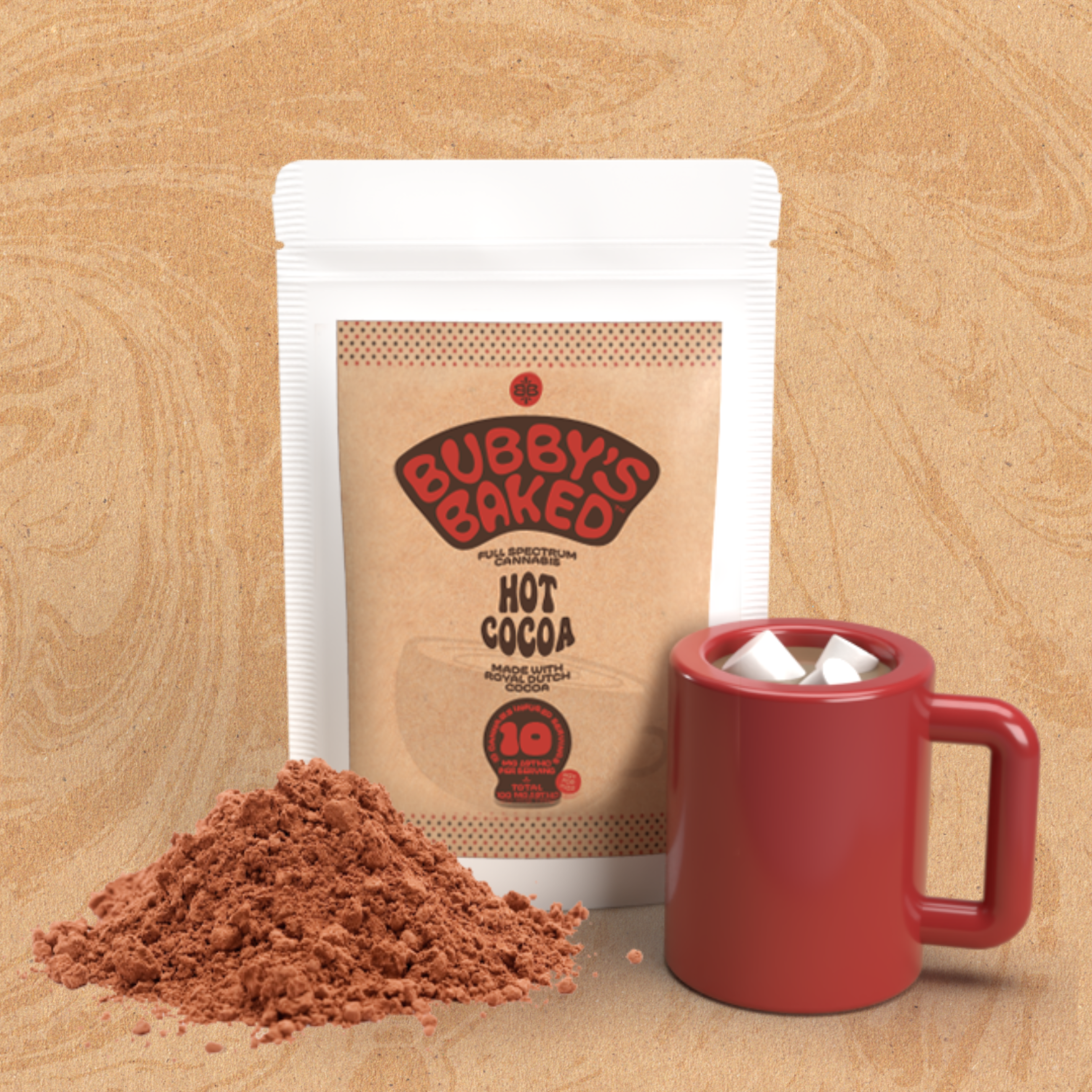 Hot Cocoa | Bubby's Baked Goods | 50mg Drink Mix