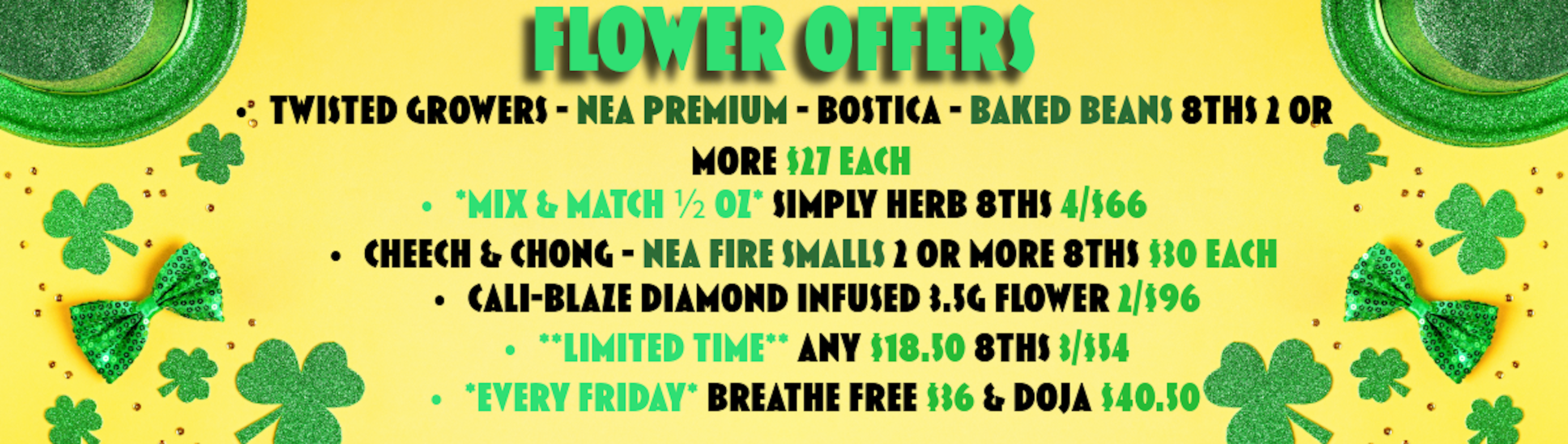 MARCH FLOWER OFFERS