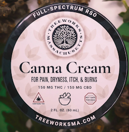 Topical Canna Cream | Treeworks | 2oz Lotion  - Regular